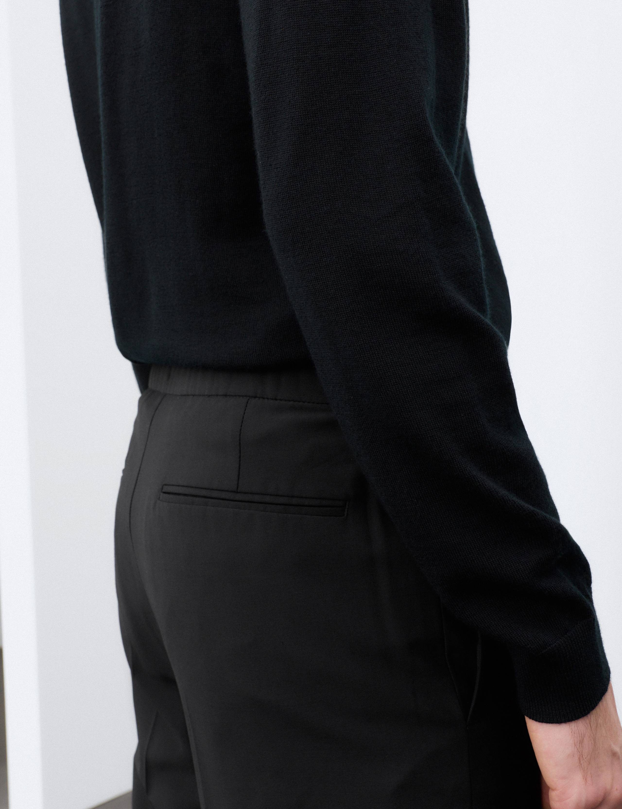 Relaxed Fit Wool Blend Stretch Trousers 6 of 6