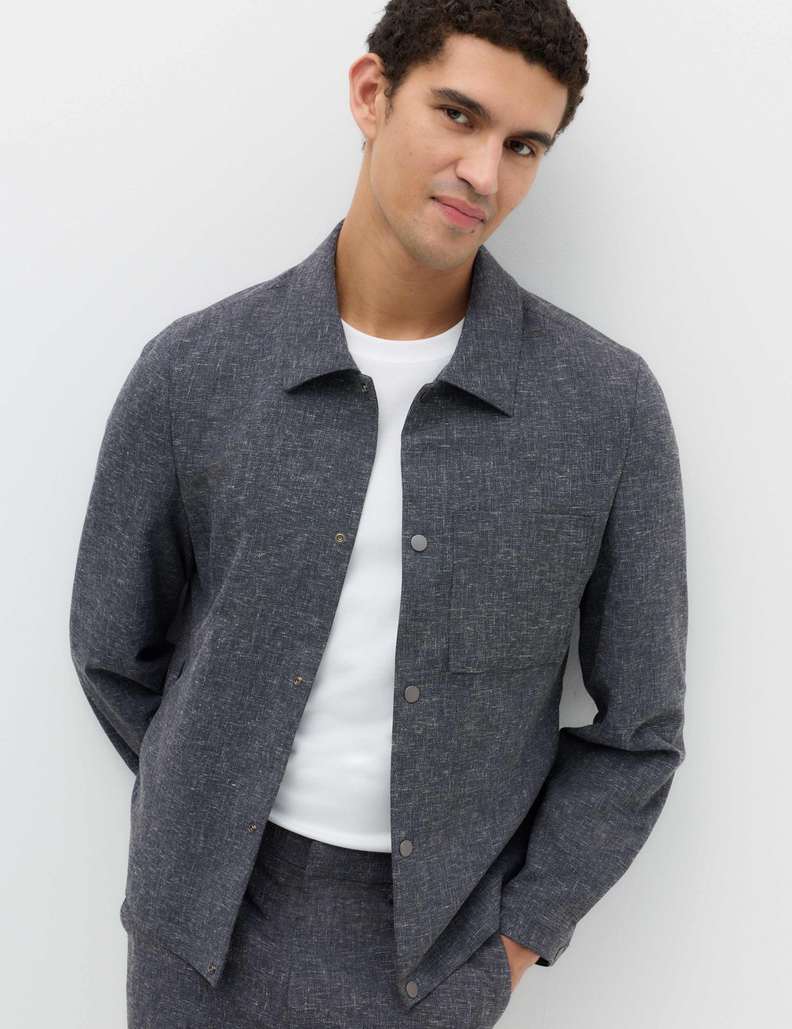 Textured Overshirt 1 of 7