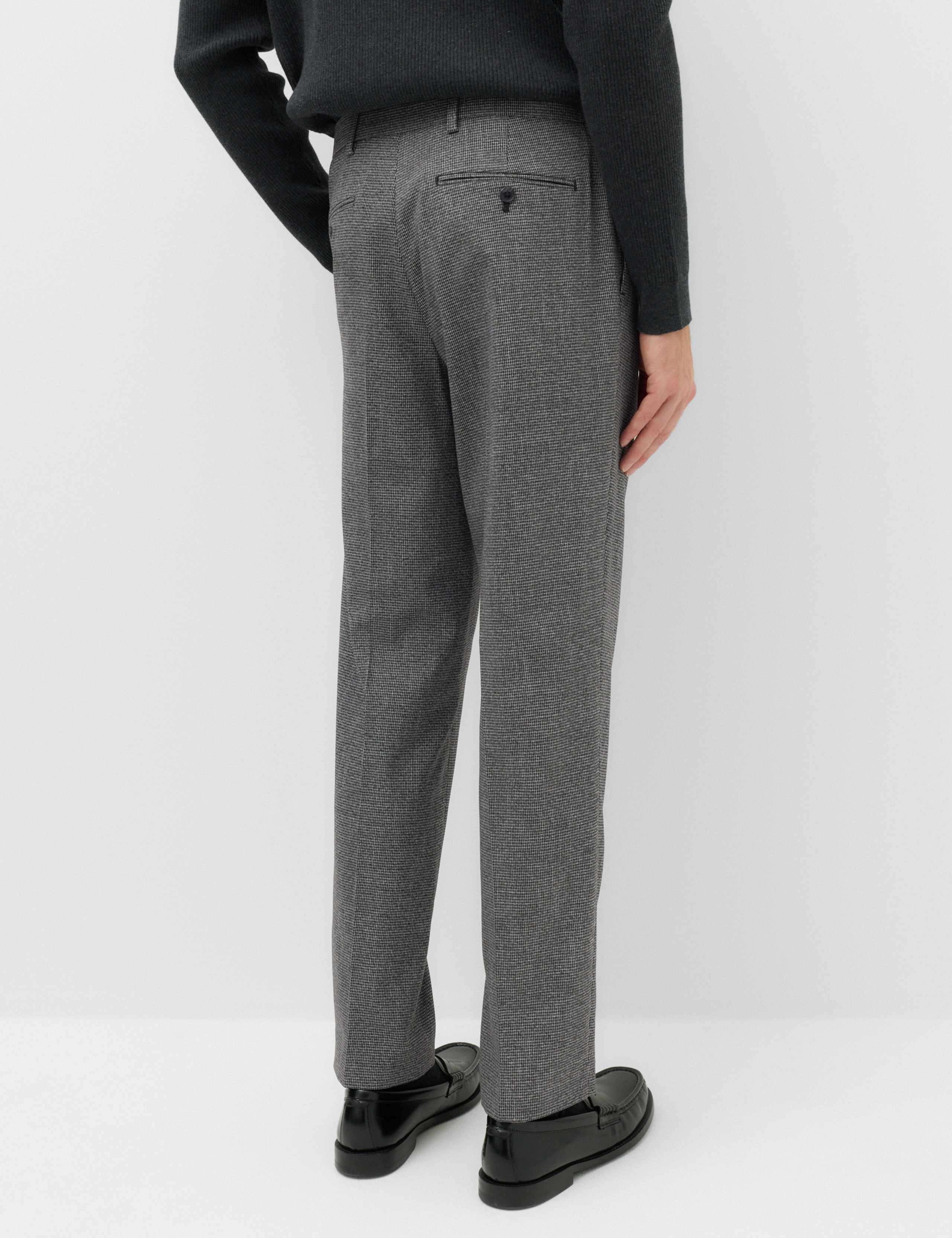 Tailored Fit Puppytooth Stretch Trousers 4 of 6
