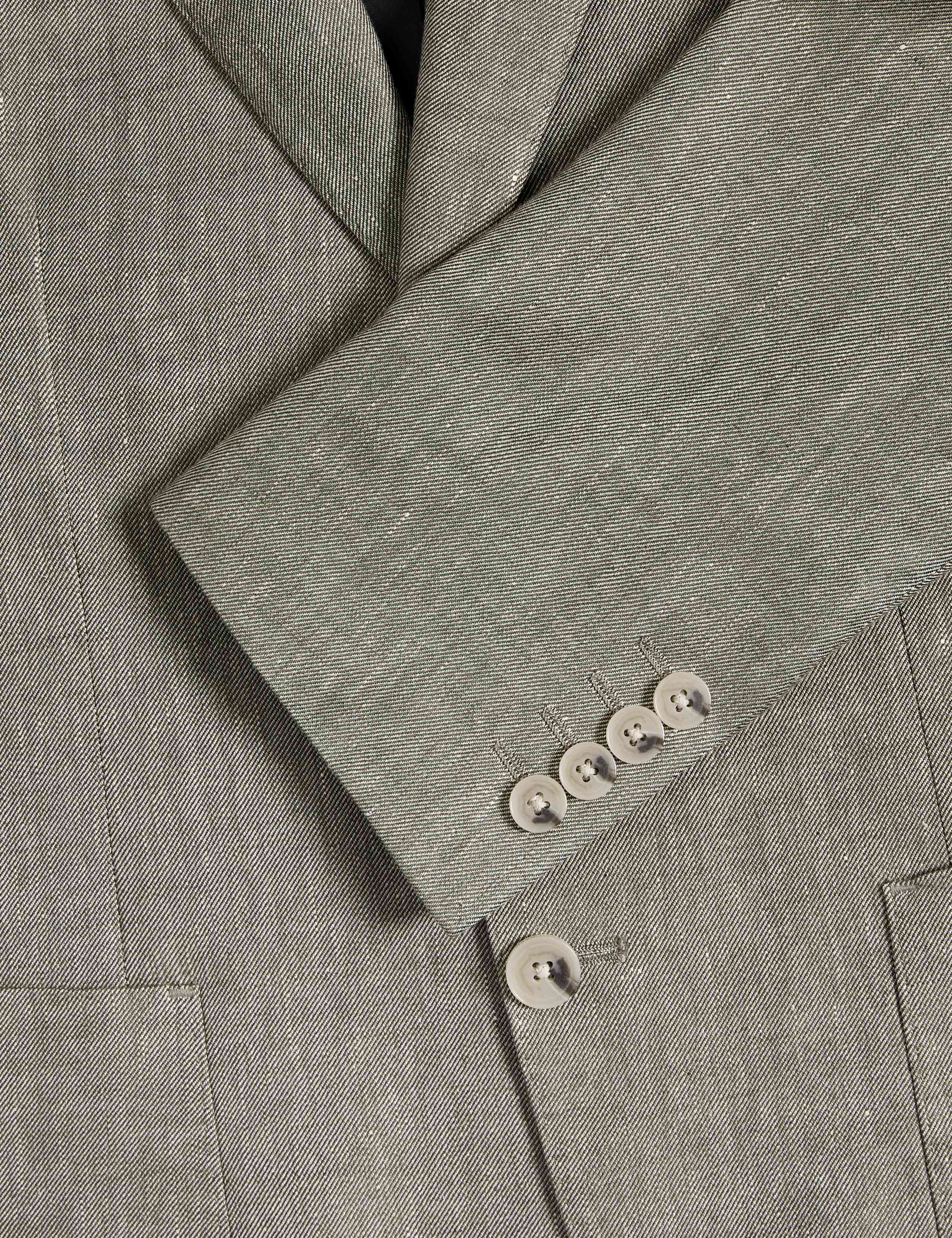 Tailored Fit Italian Linen Blend Twill Blazer 3 of 8
