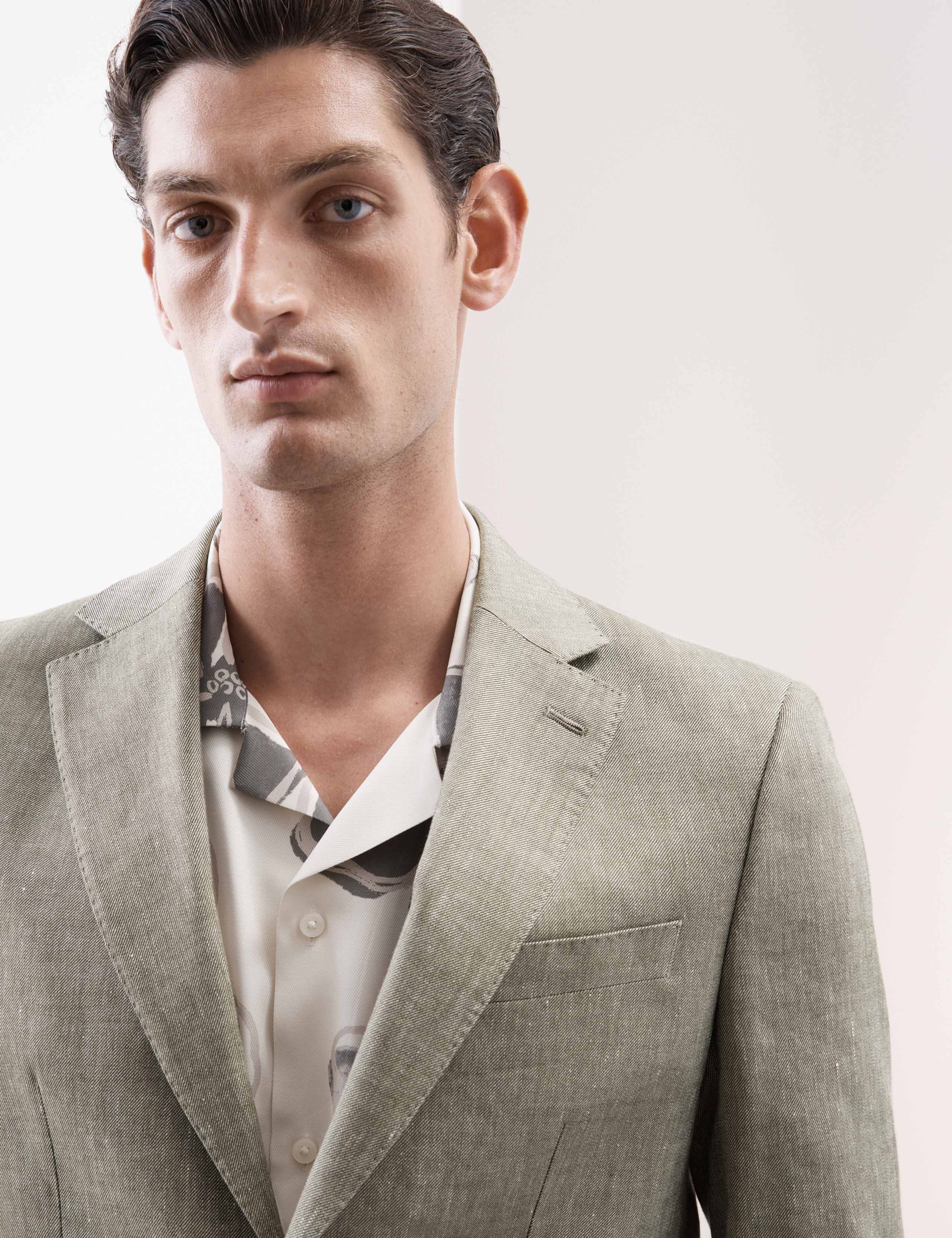 Tailored Fit Italian Linen Blend Twill Blazer 7 of 8