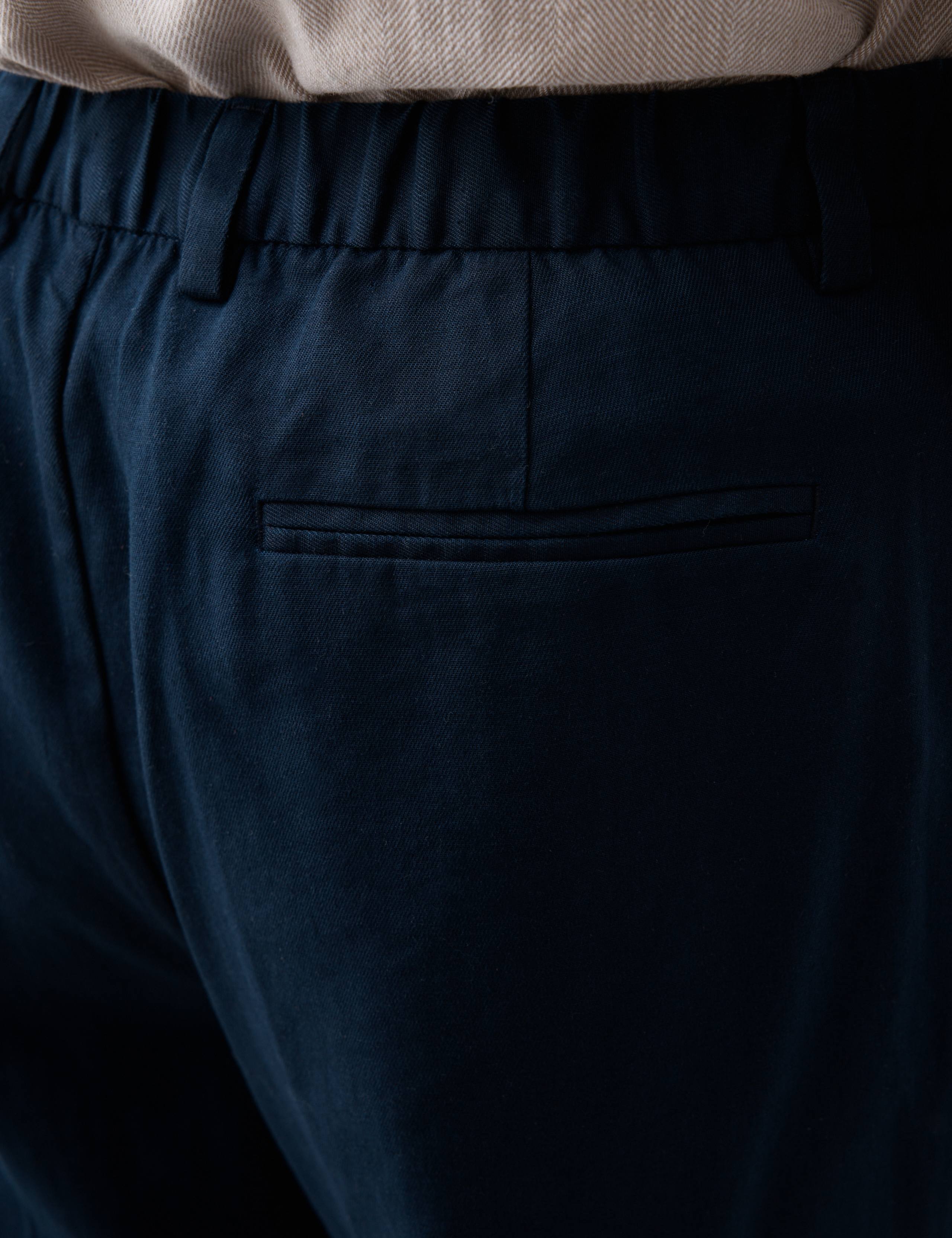 Regular Fit Lyocell Blend Single Pleat Trousers 6 of 7
