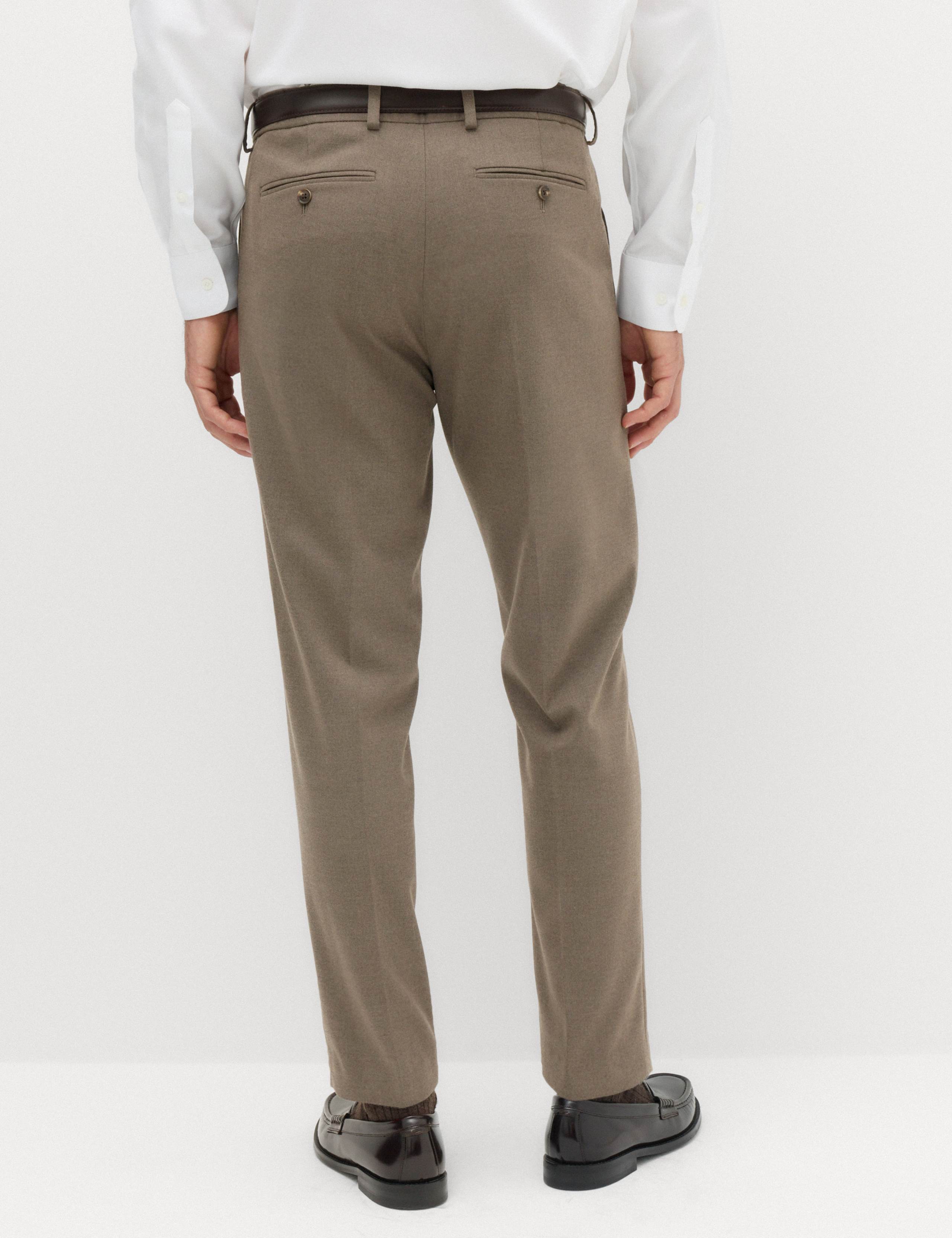 Tailored Fit Flannel Smart Trousers 5 of 7