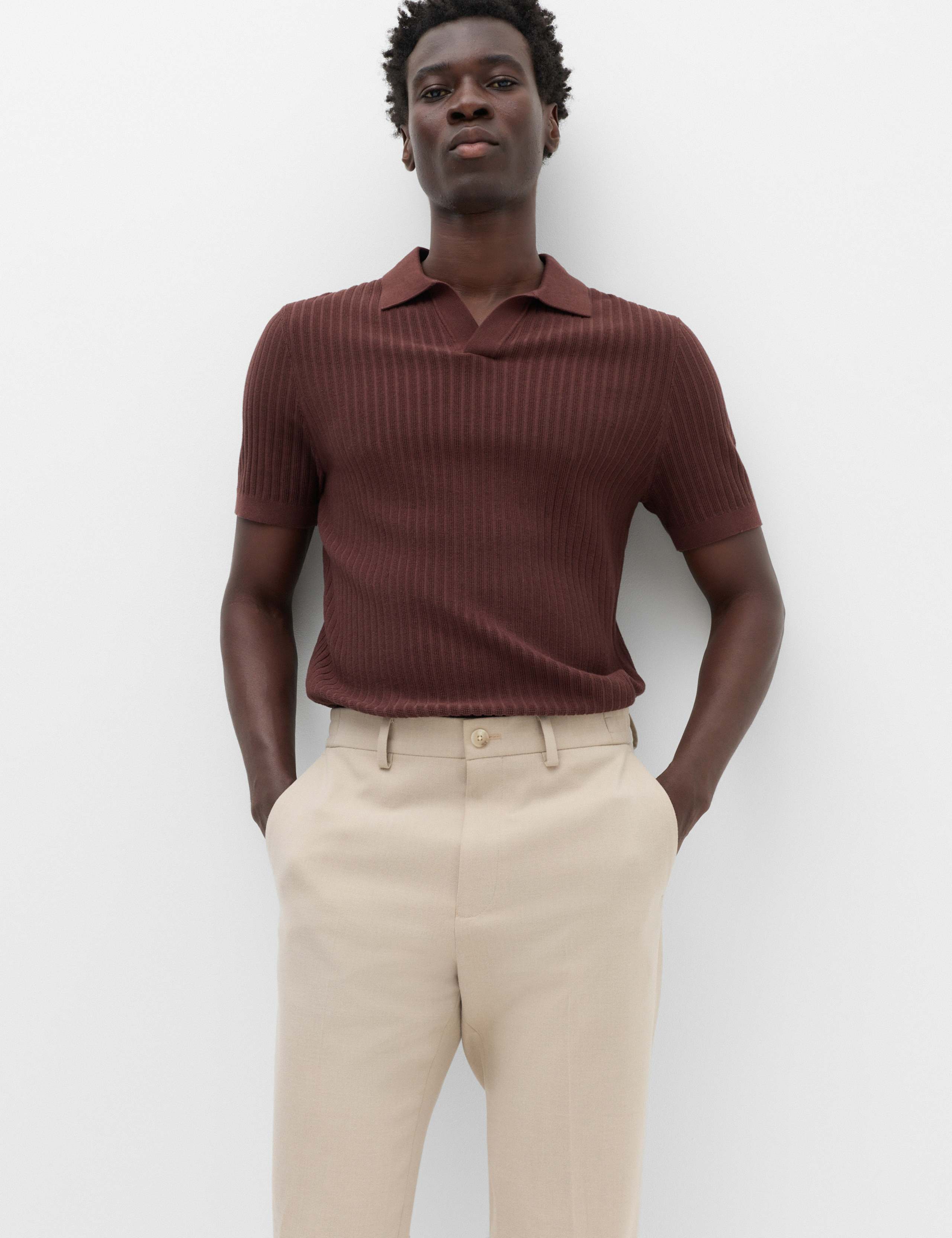 Tailored Fit Flannel Smart Trousers 7 of 7