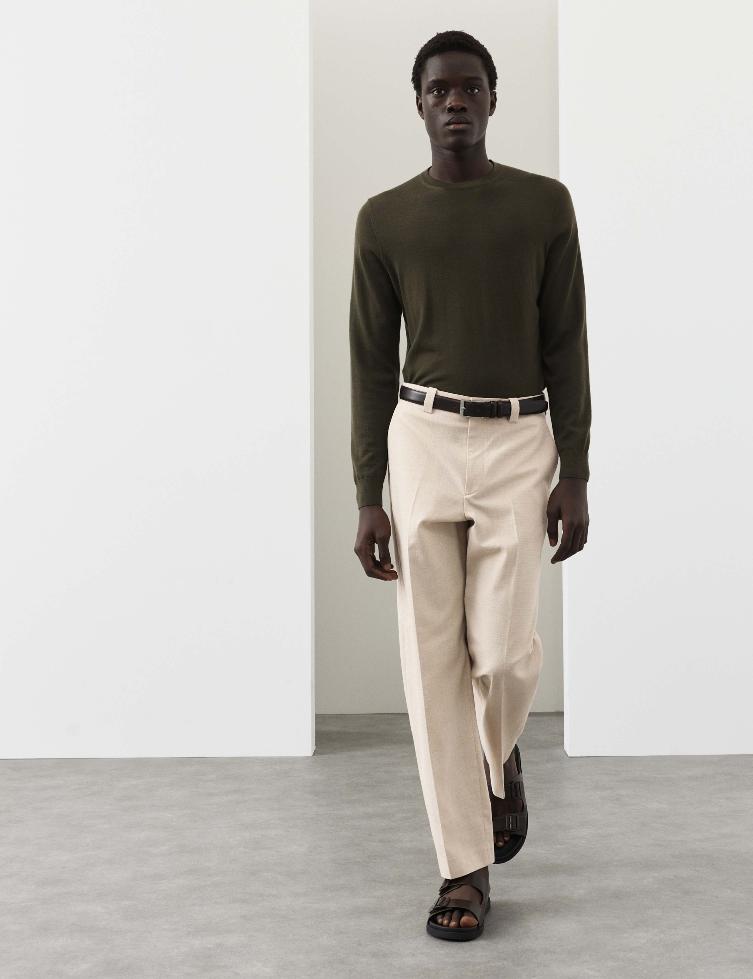 Relaxed Fit Textured Trousers 6 of 6