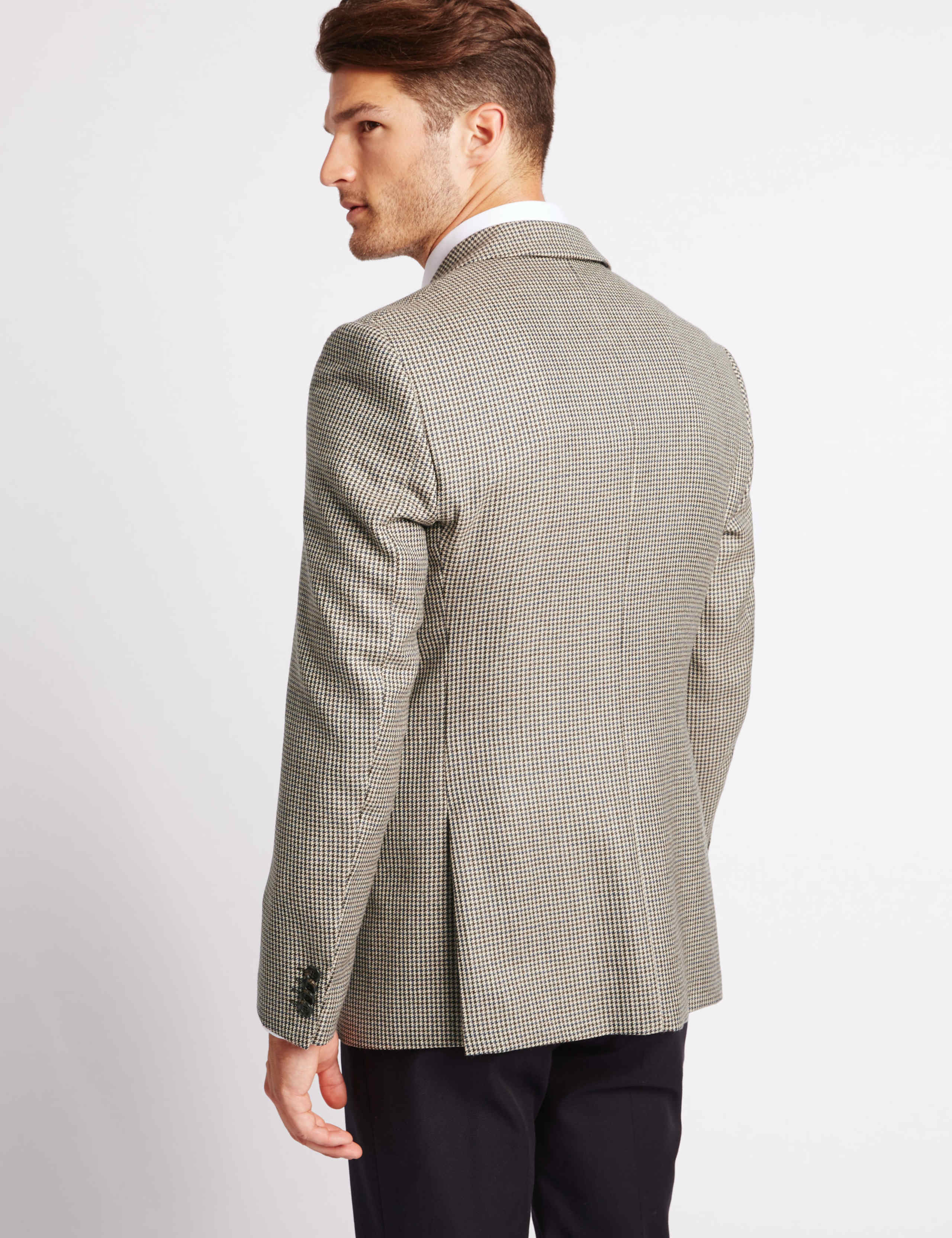 Pure Wool Checked Jacket 3 of 8