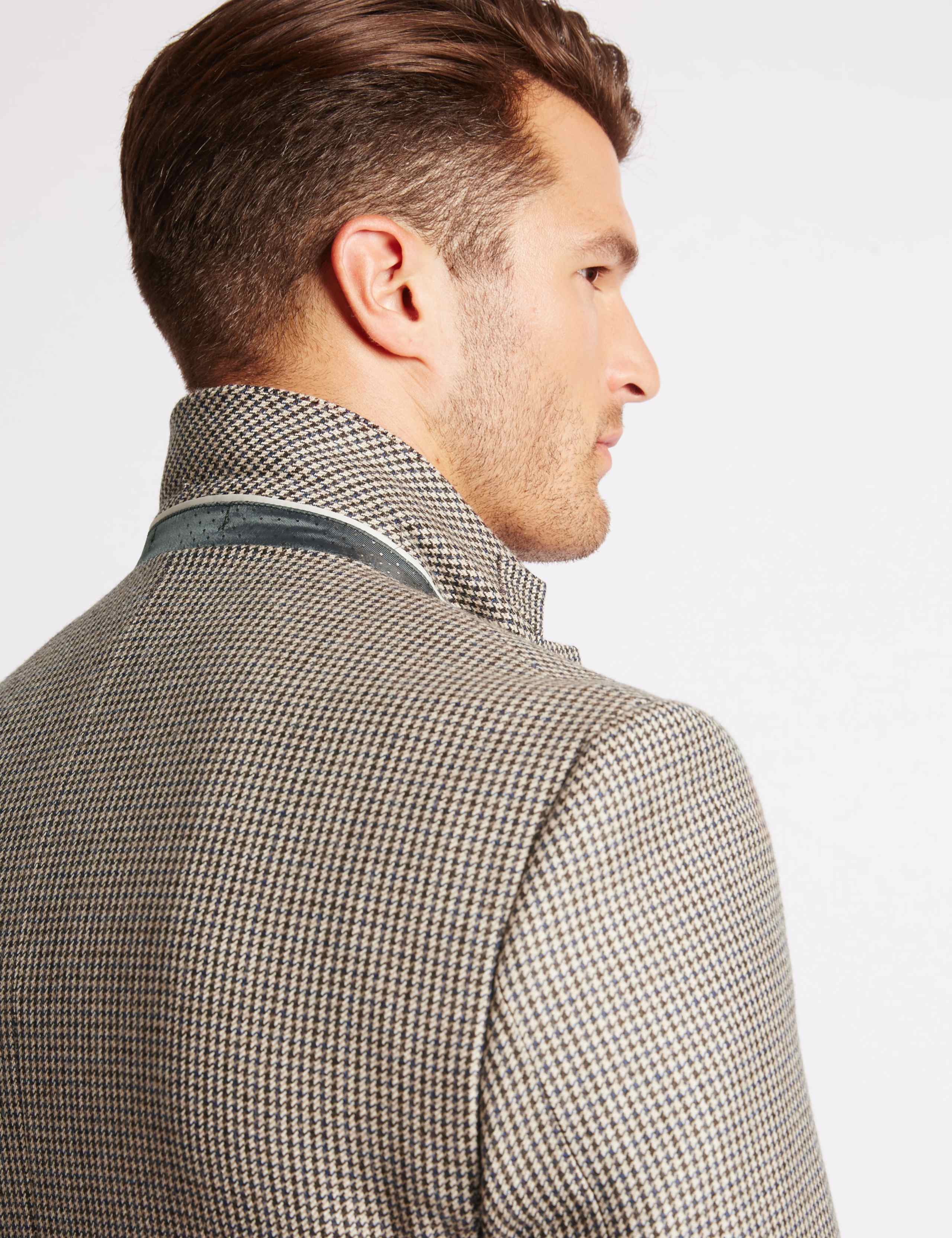 Pure Wool Checked Jacket 5 of 8