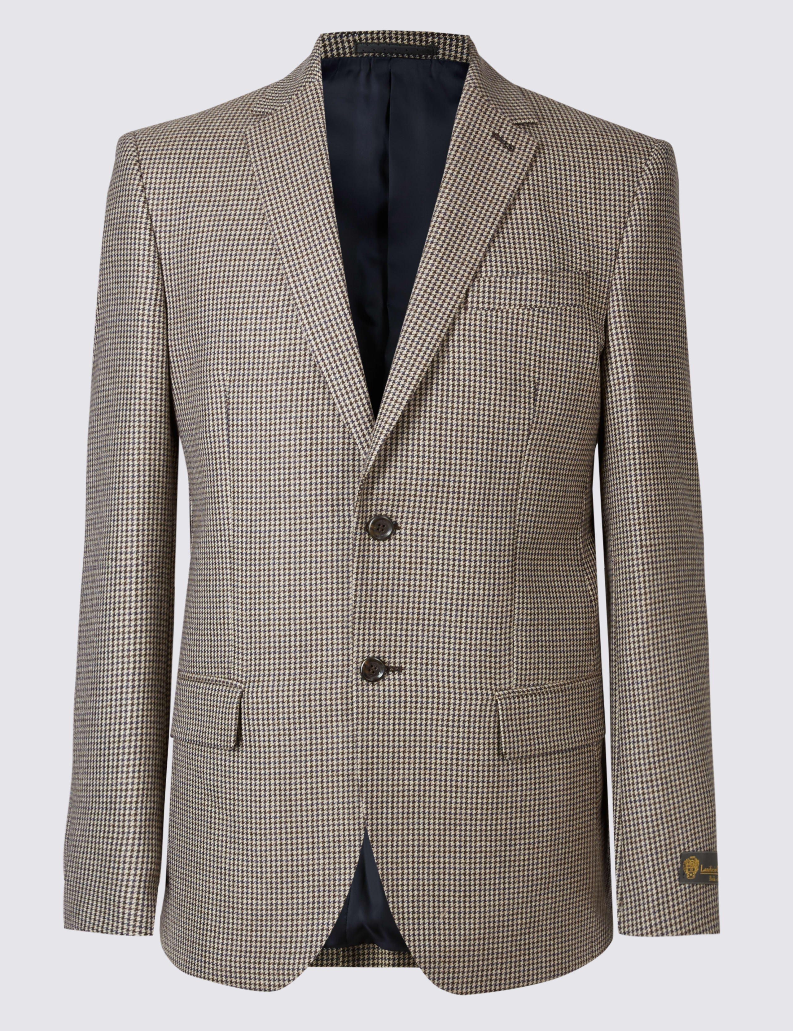 Pure Wool Checked Jacket 2 of 8
