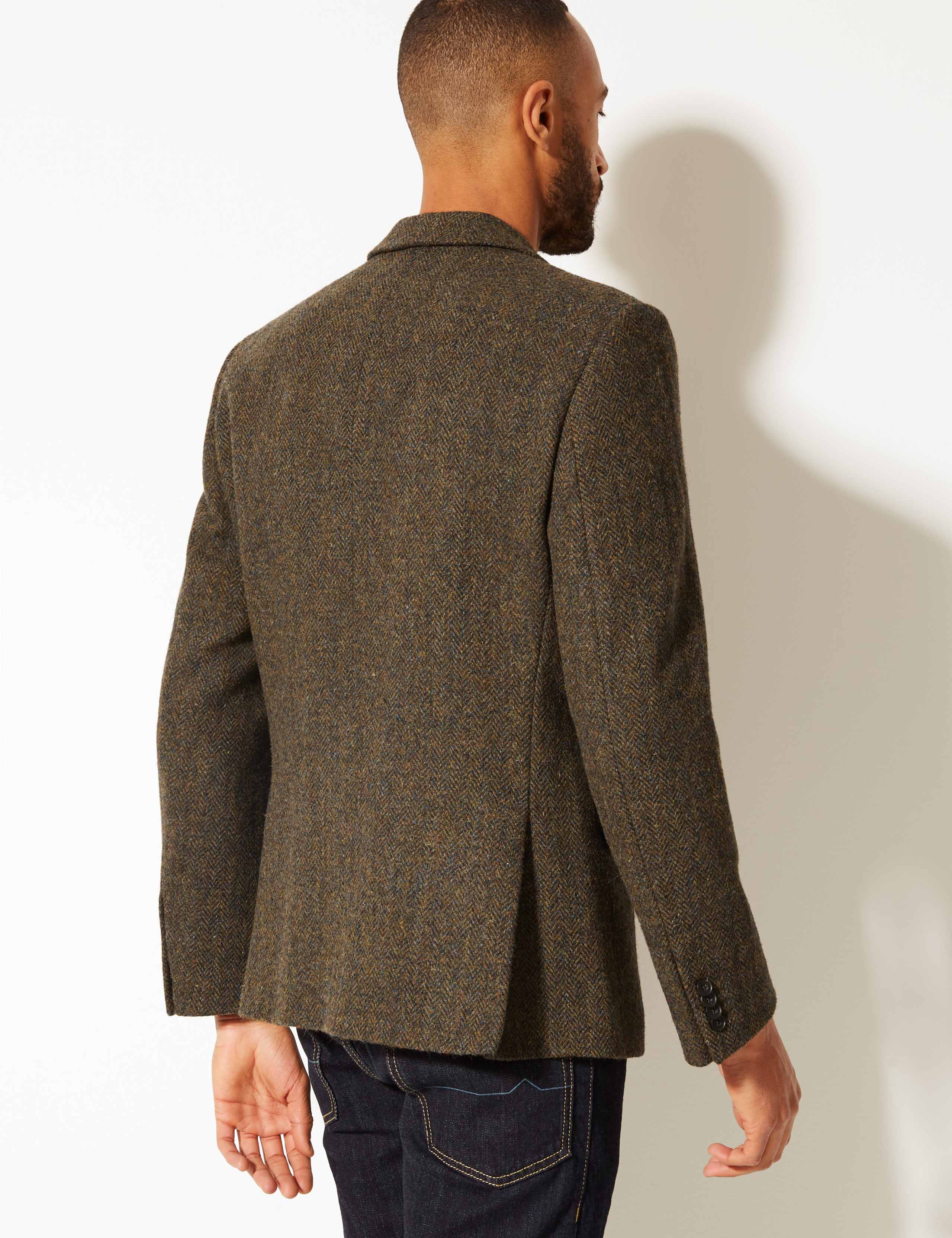 Pure Wool Harris Tweed Tailored Jacket 4 of 7