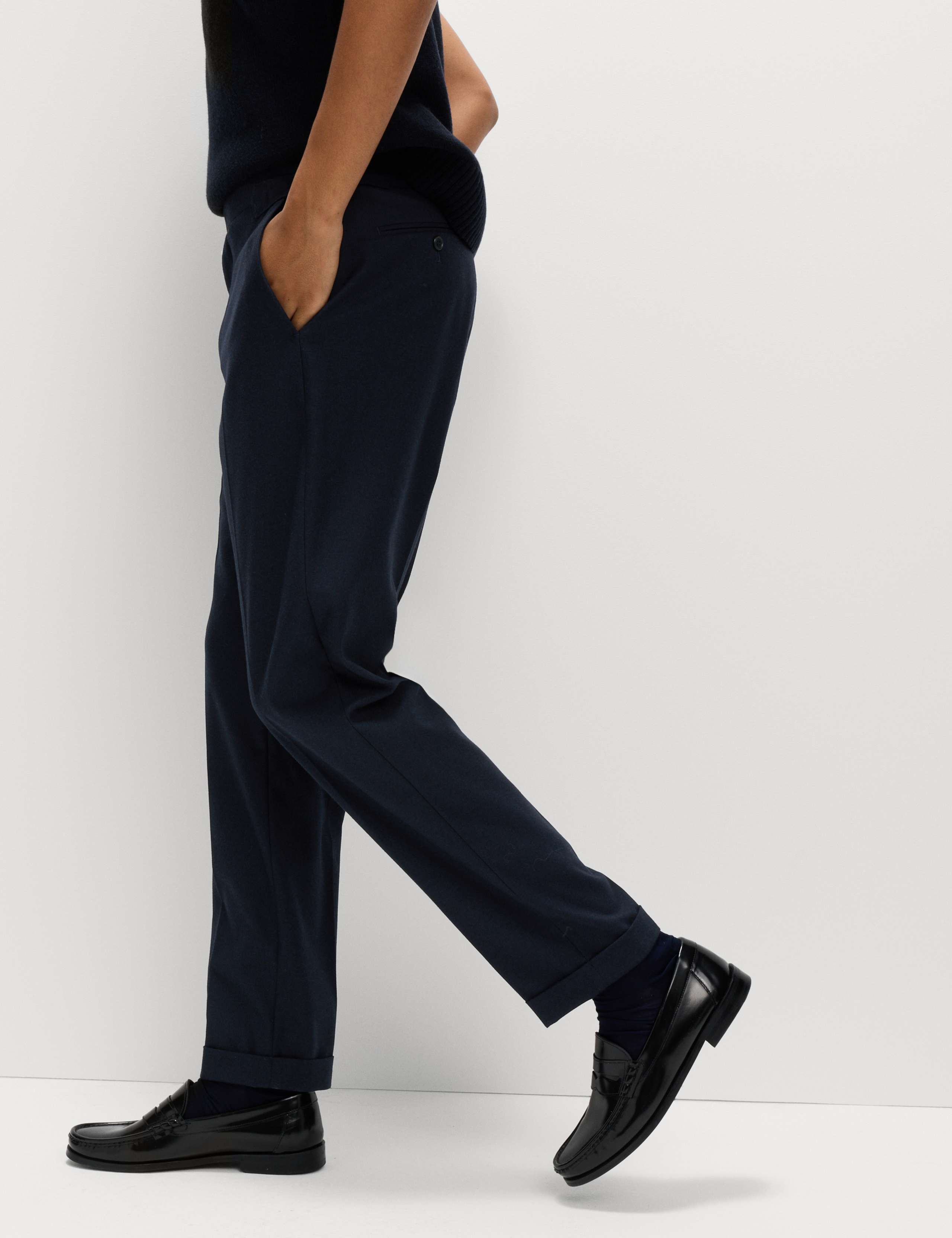 Warm Handle Twill Side Adjuster Trousers 4 of 7