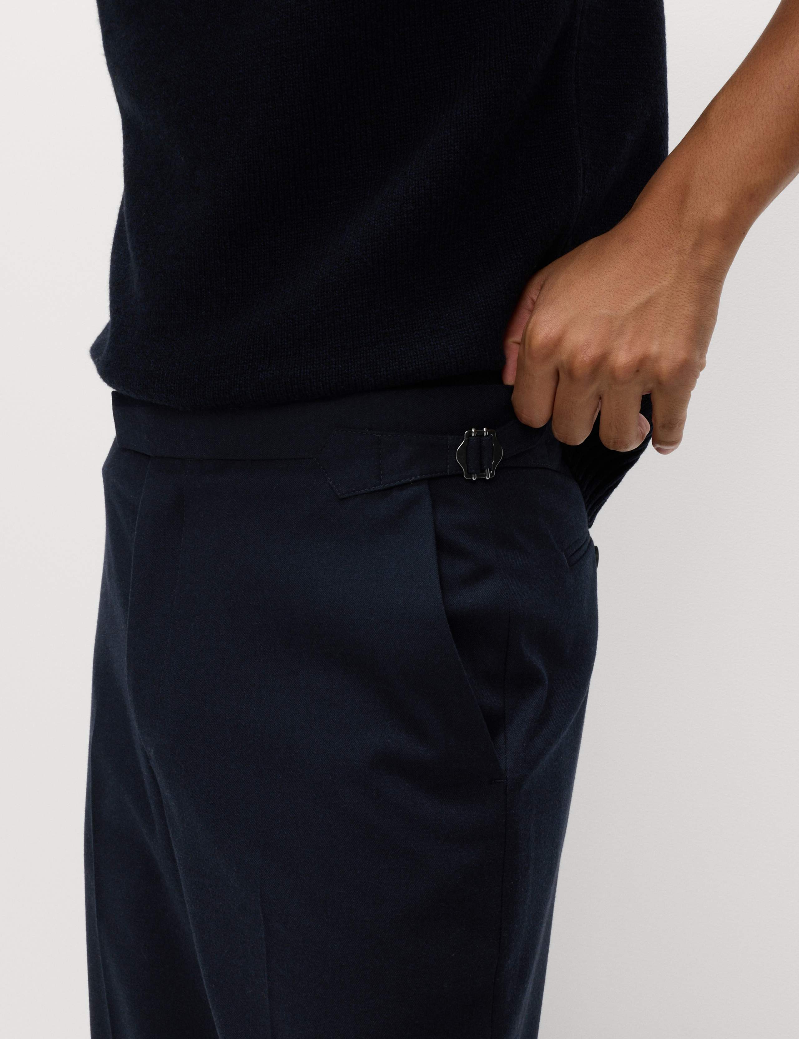 Warm Handle Twill Side Adjuster Trousers 6 of 7