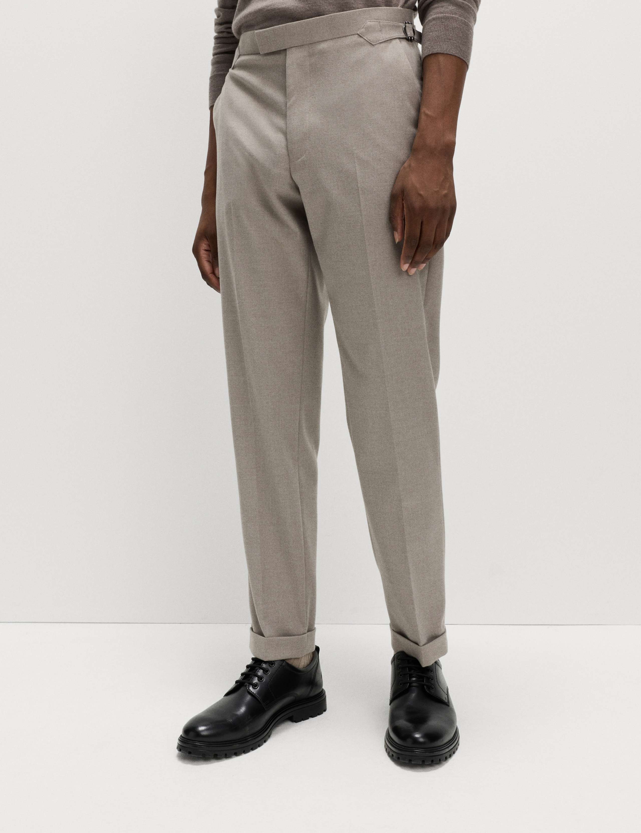Warm Handle Twill Side Adjuster Trousers 3 of 7