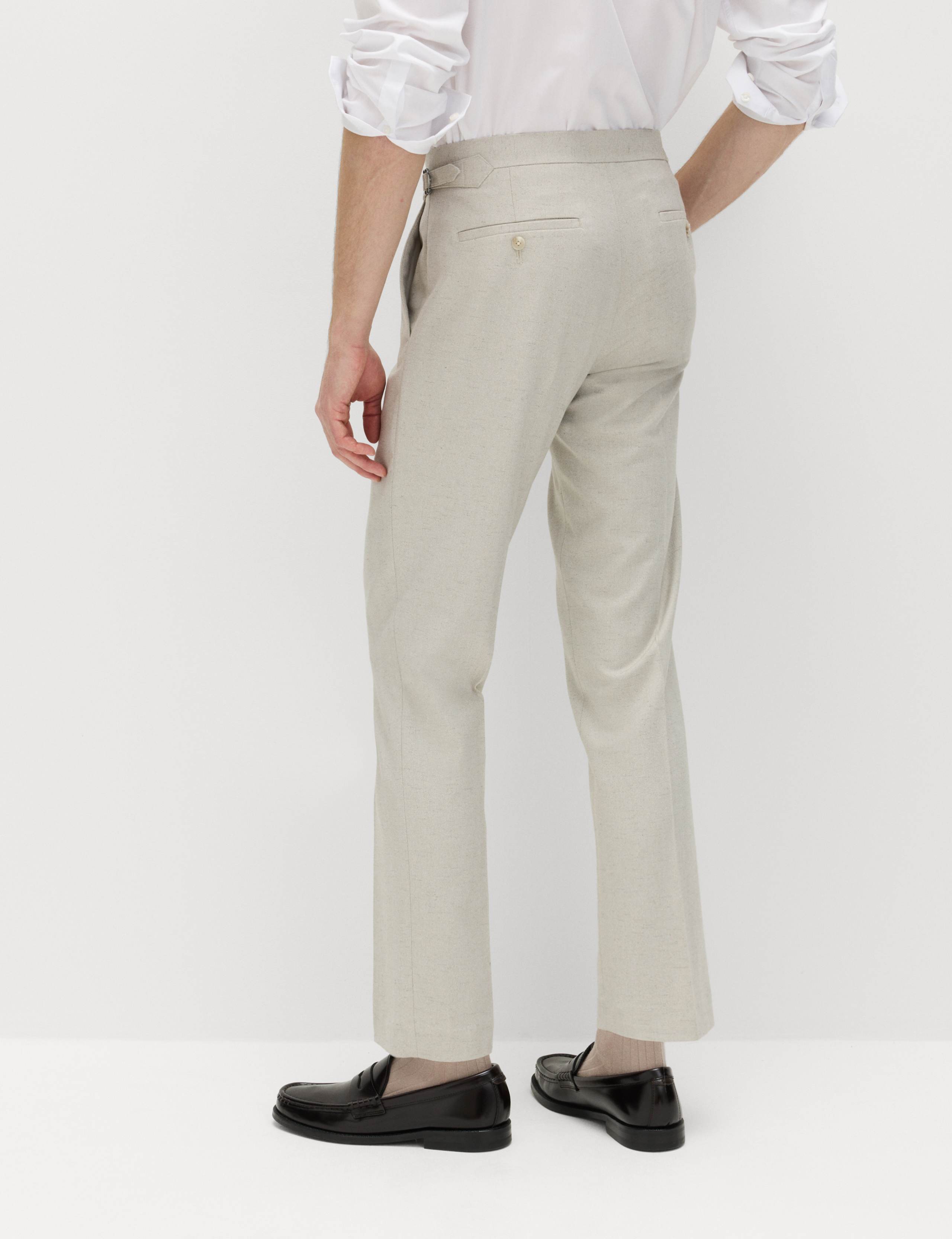 Tailored Fit Herringbone Trousers 6 of 6
