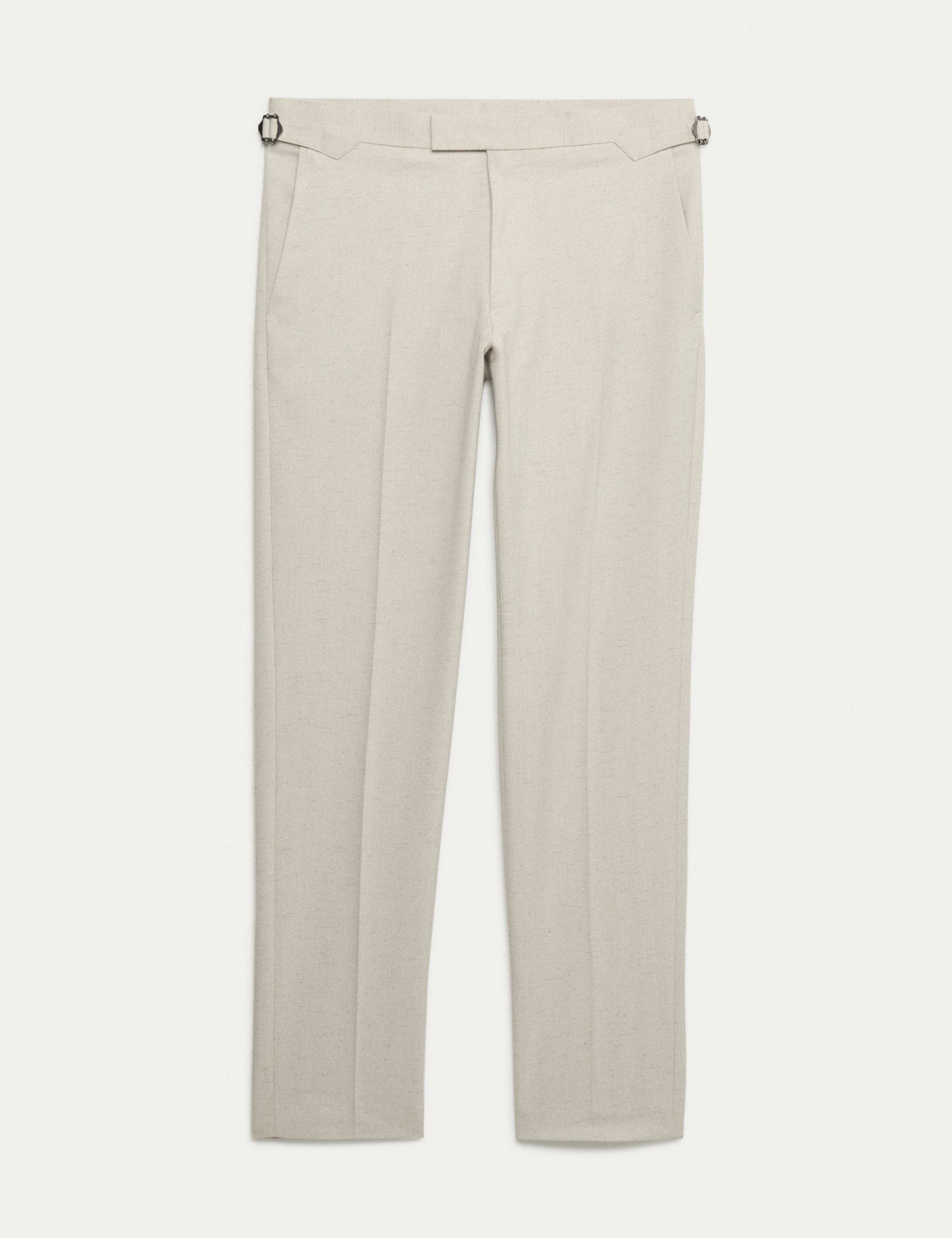 Tailored Fit Herringbone Trousers 2 of 6