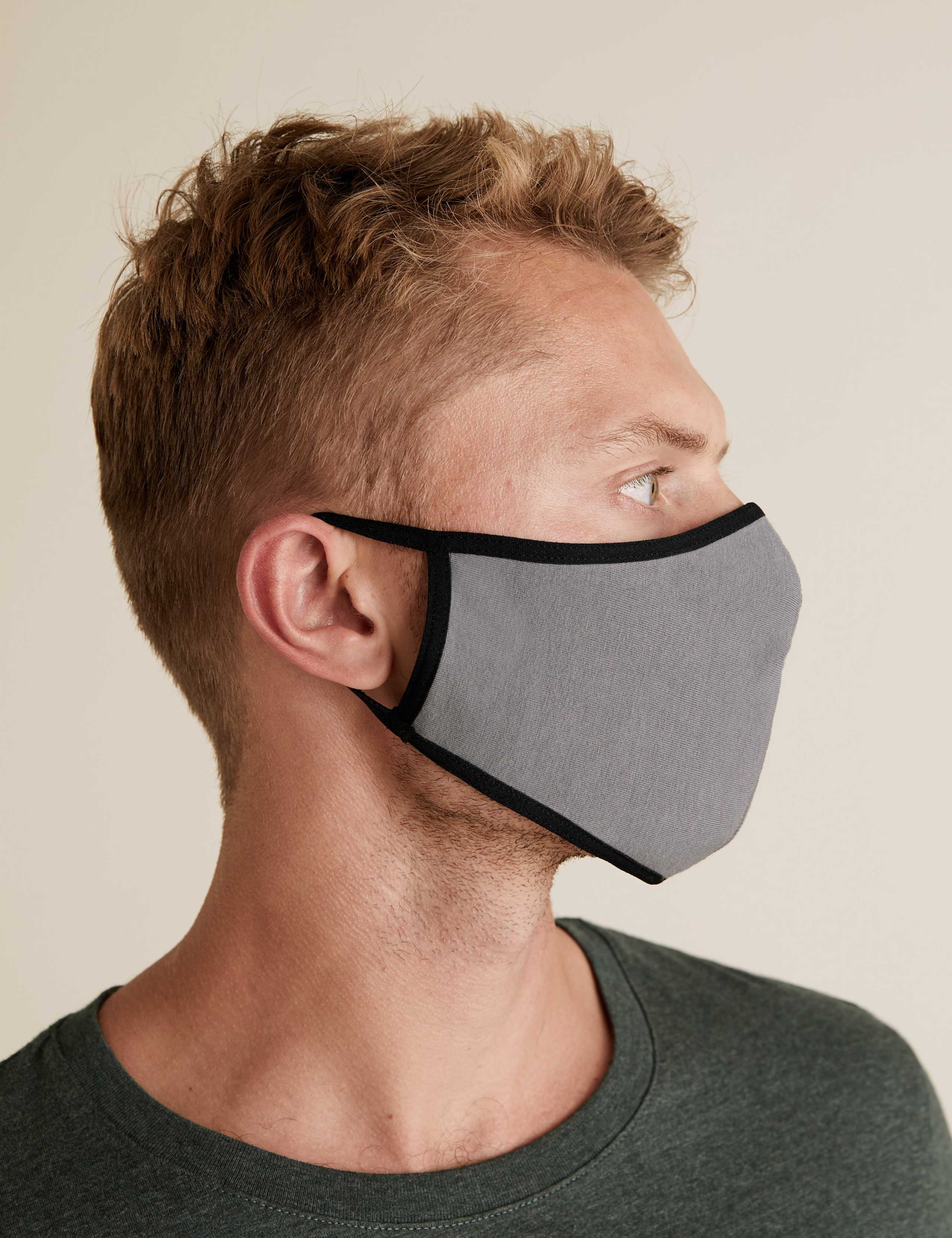 5 Pack Reusable Jersey 3-Ply Face Coverings 6 of 7