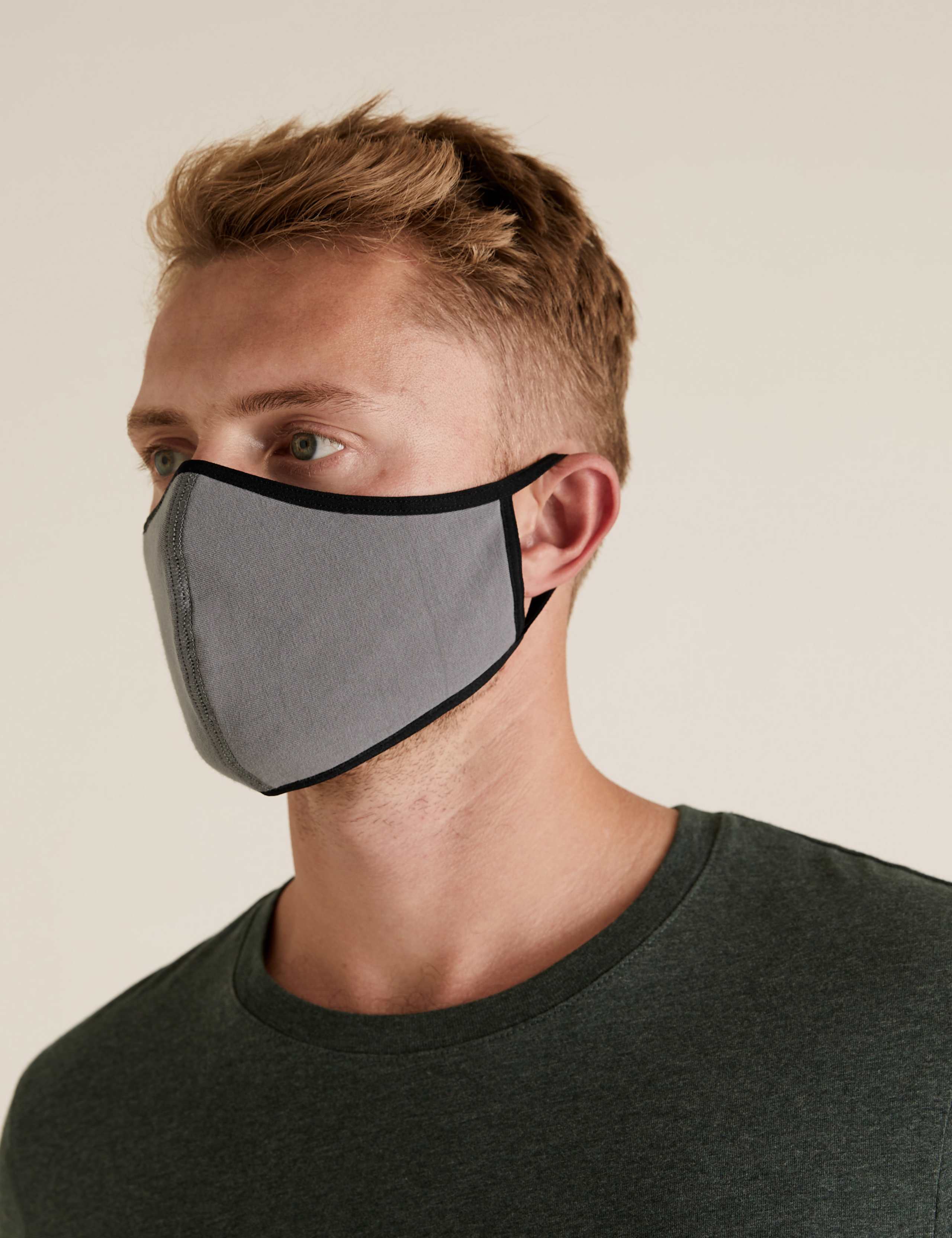 5 Pack Reusable Jersey 3-Ply Face Coverings 2 of 7