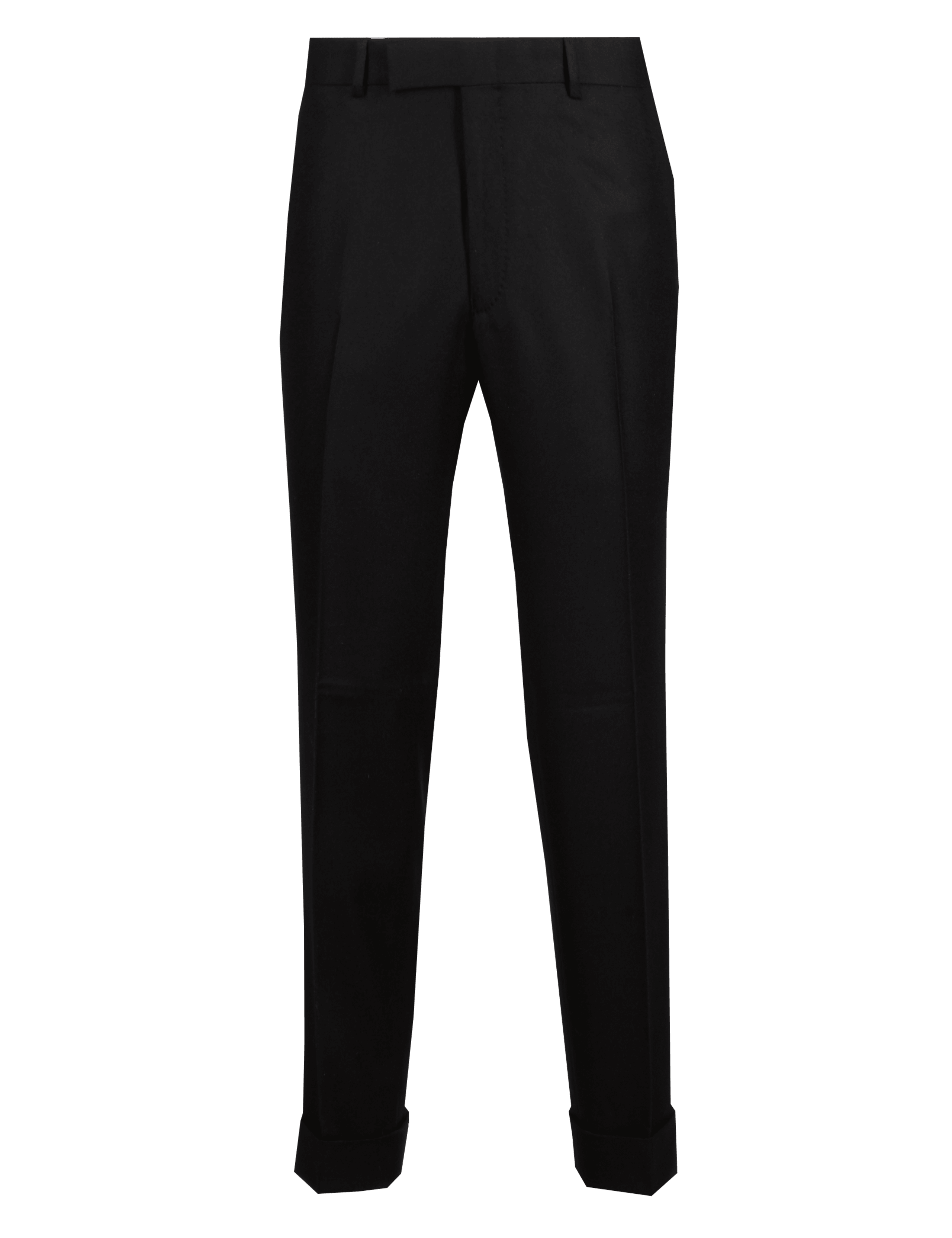 Pure Wool Tailored Fit Flat Front Twill Trousers 2 of 3