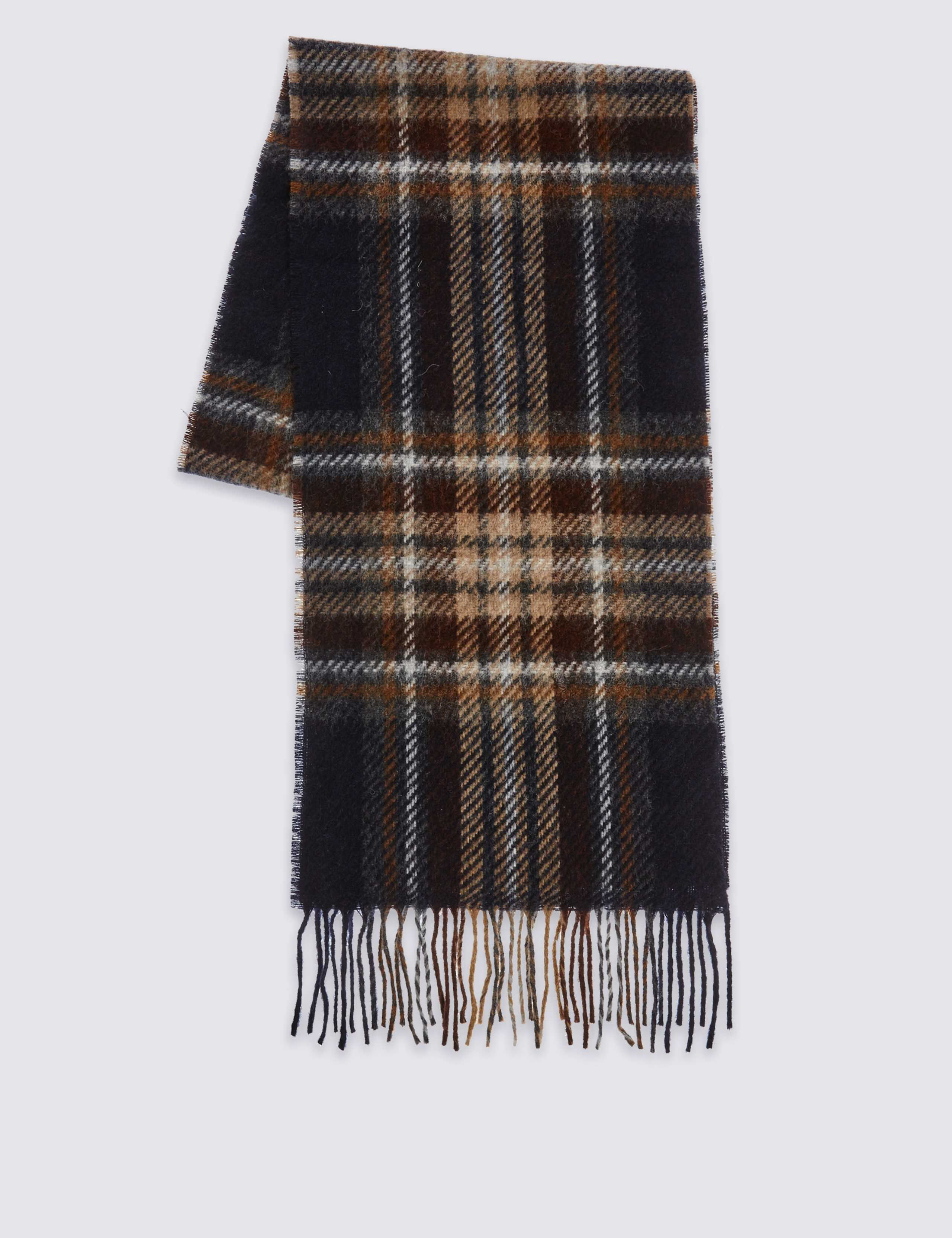 Lambswool Classic Royal Stewart Check Scarf 1 of 1
