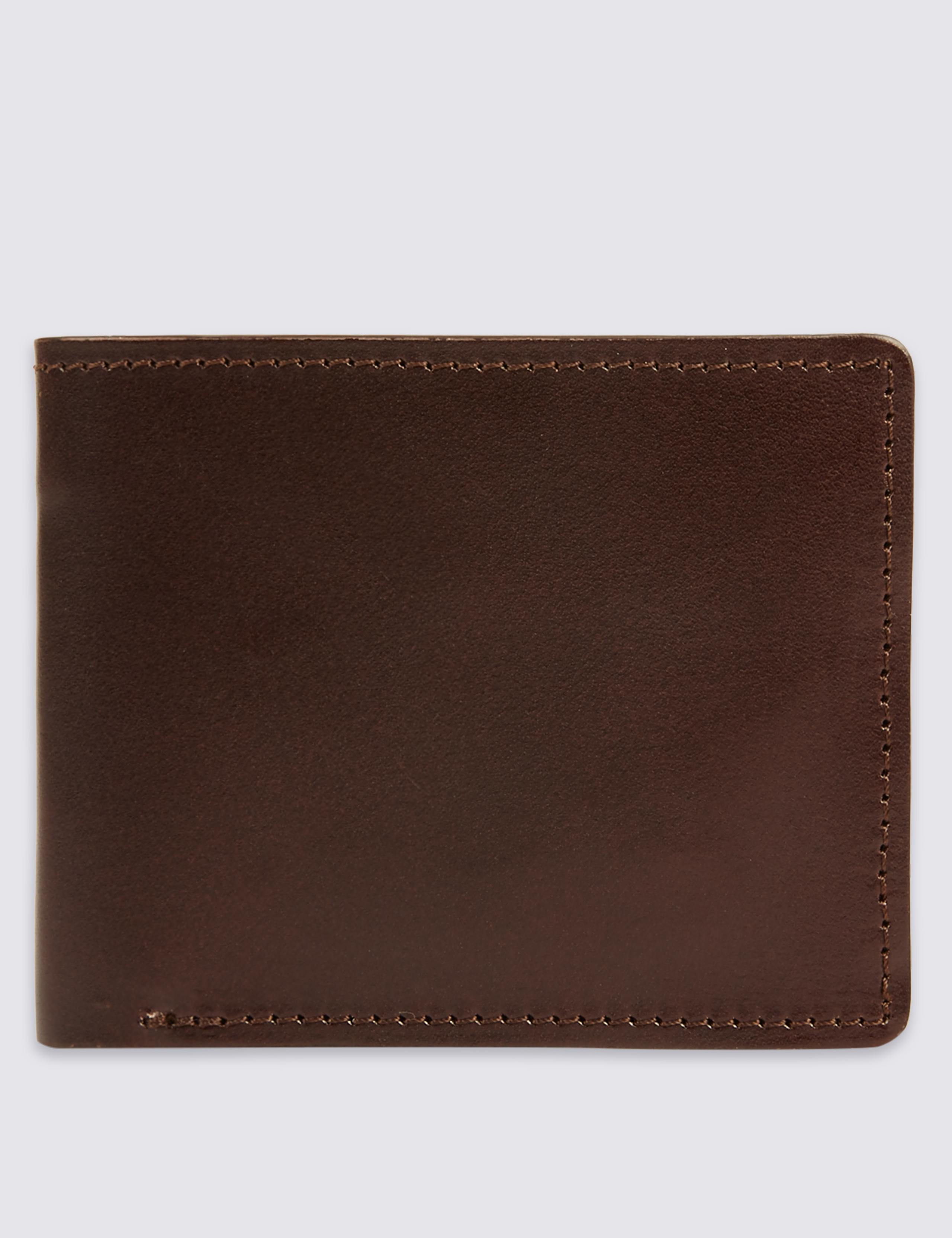Made in the UK Leather Bi Fold Wallet 2 of 3