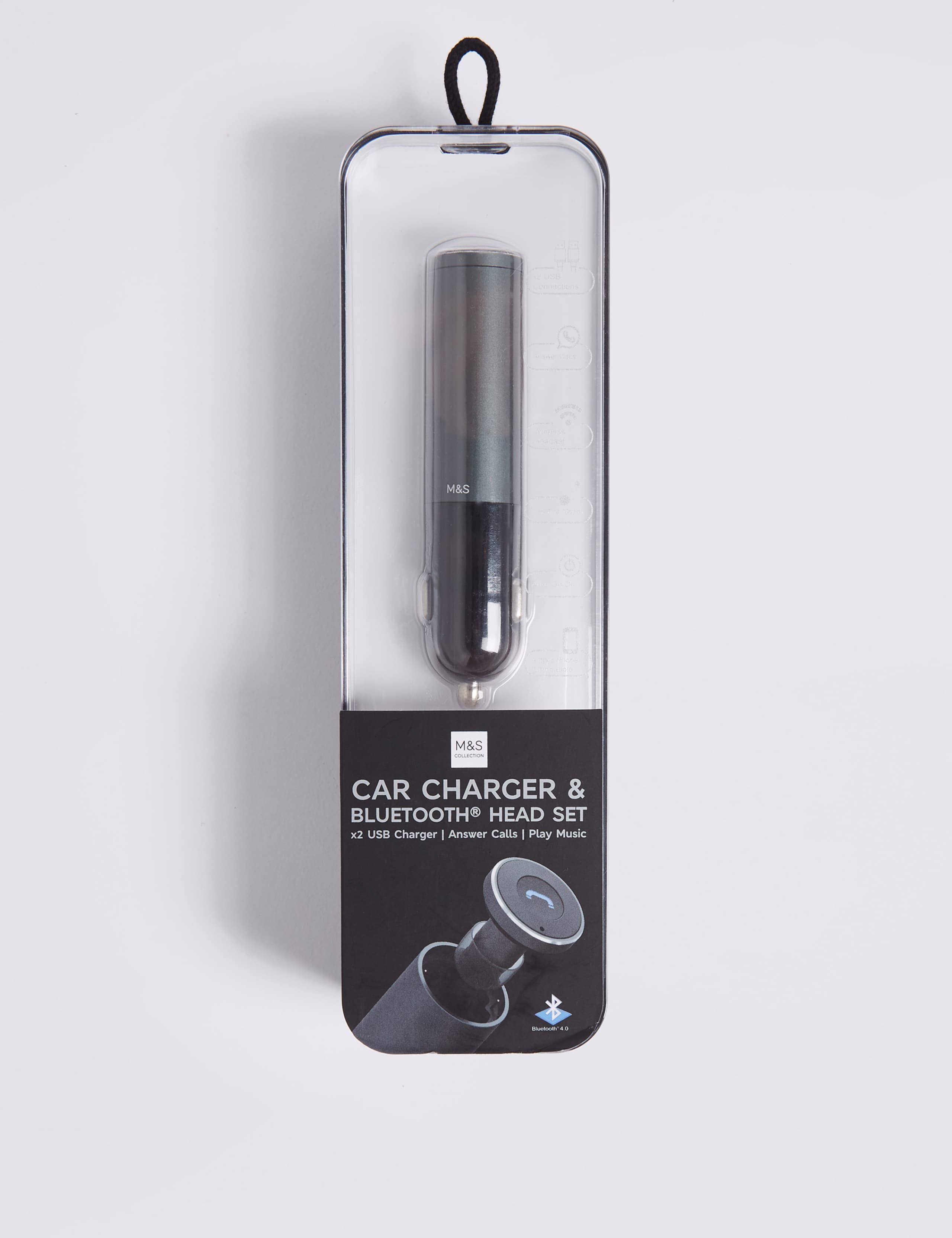 Bluetooth Headset & USB Car Charger 1 of 4