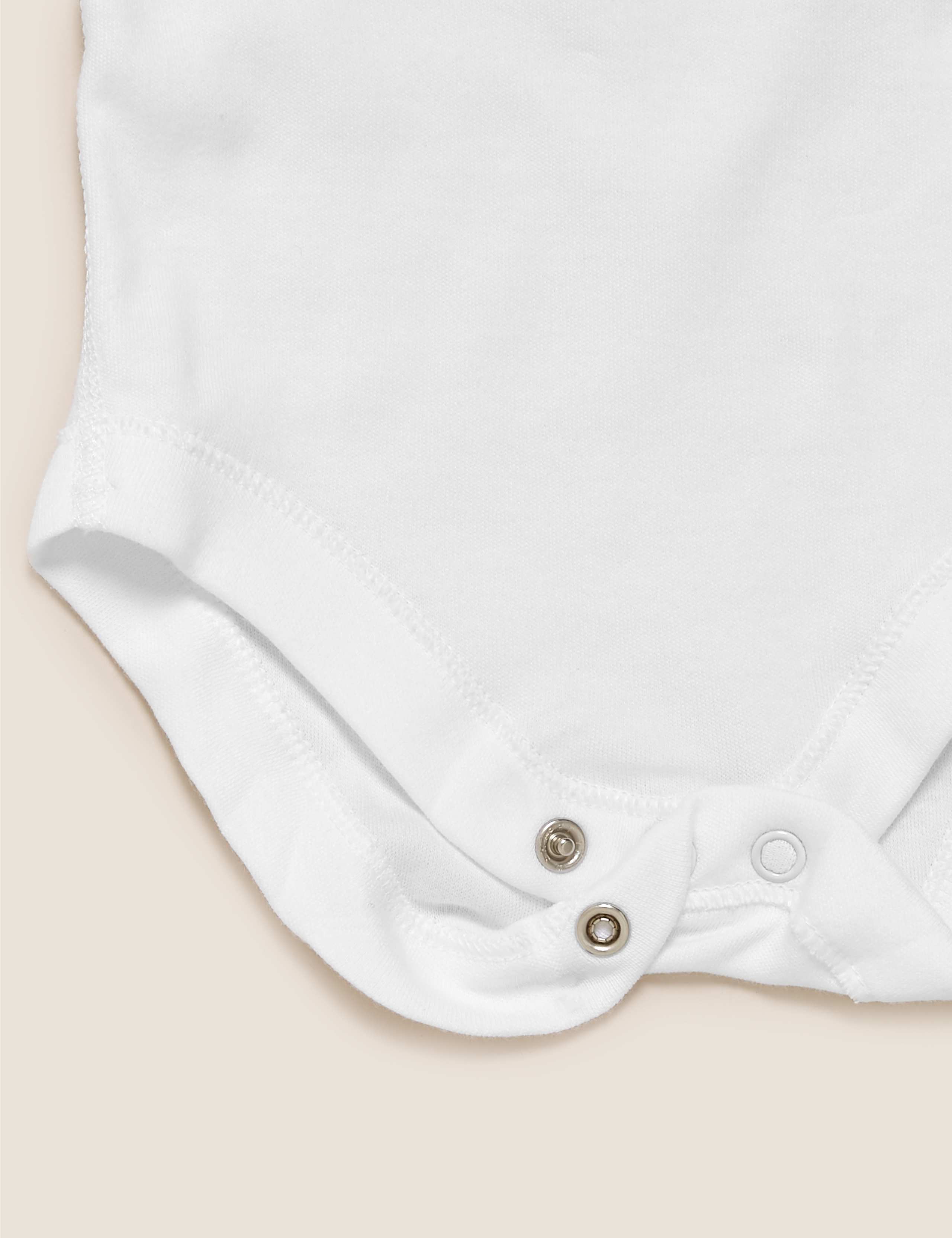 5 Pack Pure Cotton Strappy Bodysuits (6½lbs-3 Yrs) 8 of 9