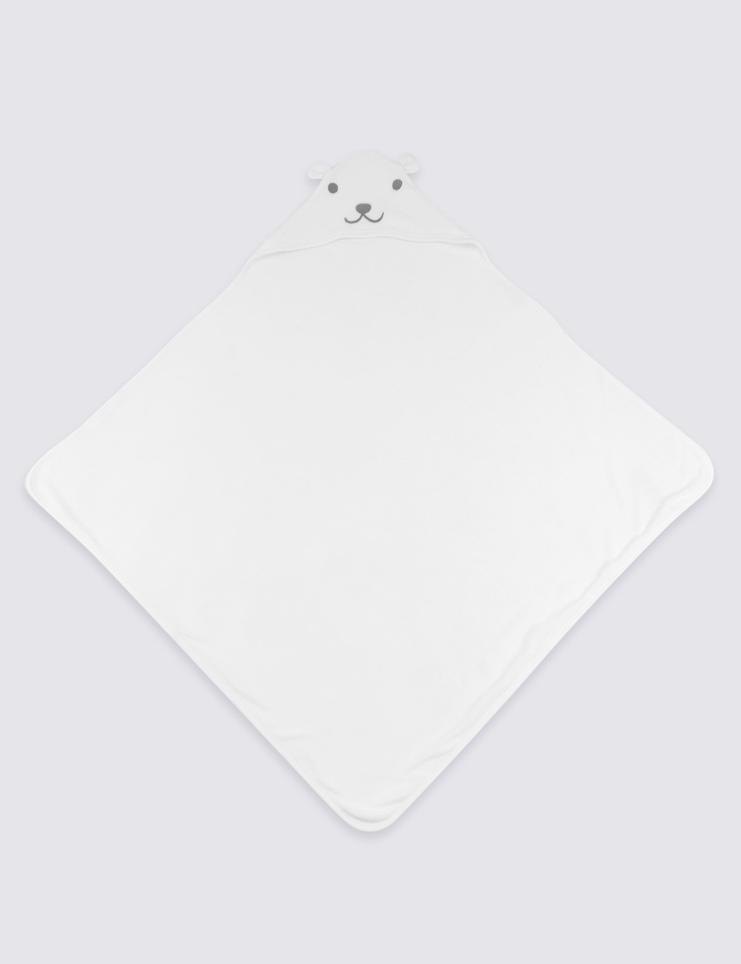 Organic Pure Cotton Hooded Towel 1 of 2