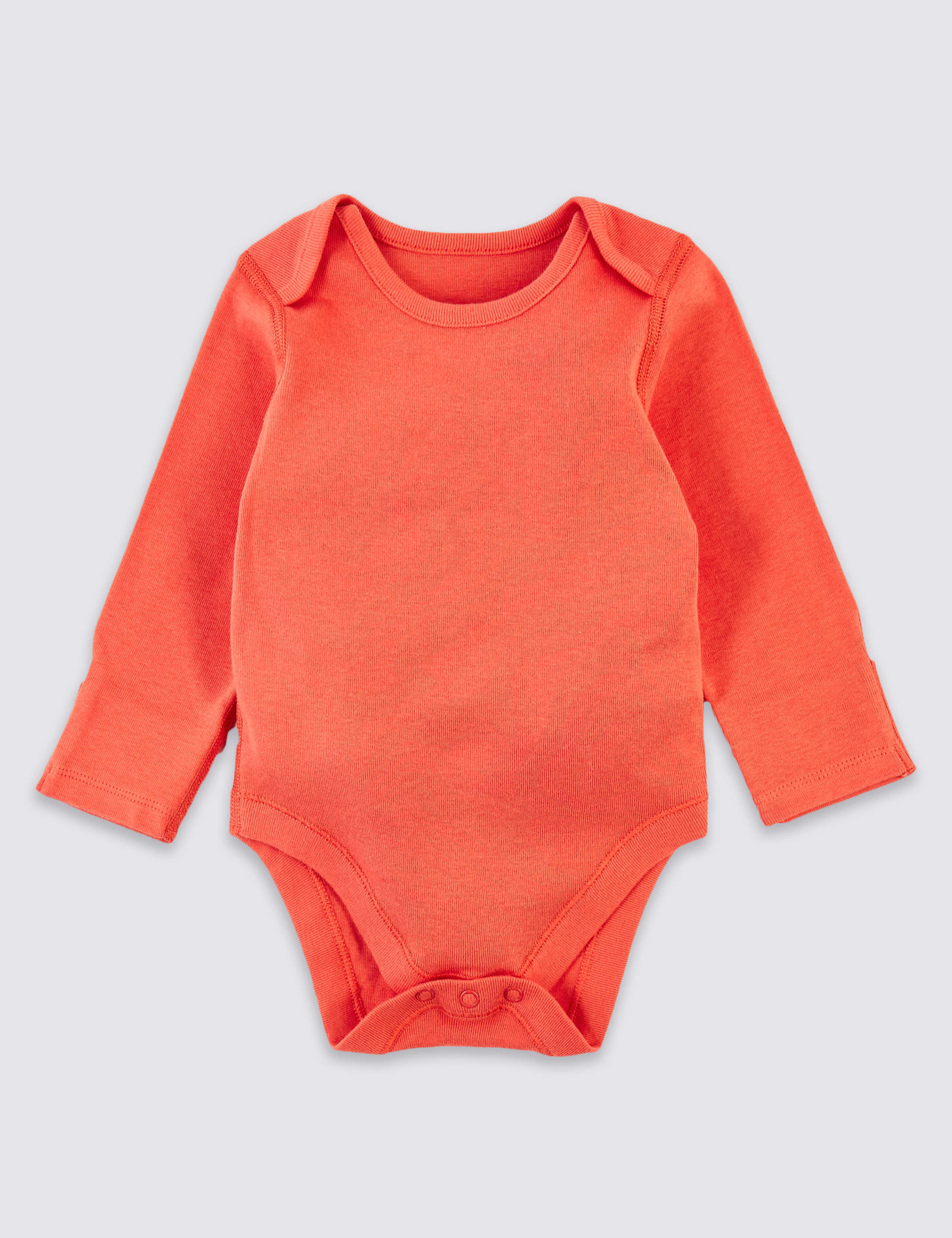 5 Pack Organic Pure Cotton Ribbed Bodysuits (6½lbs-3 Yrs) 2 of 8