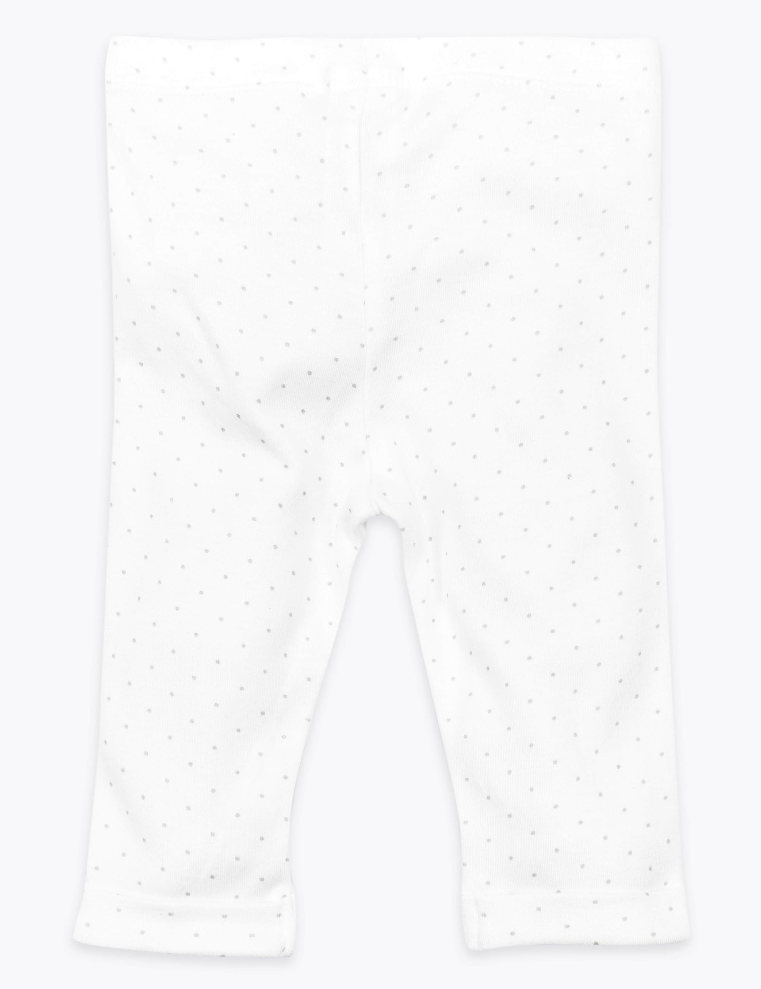Organic Cotton Spotted Leggings 2 of 3
