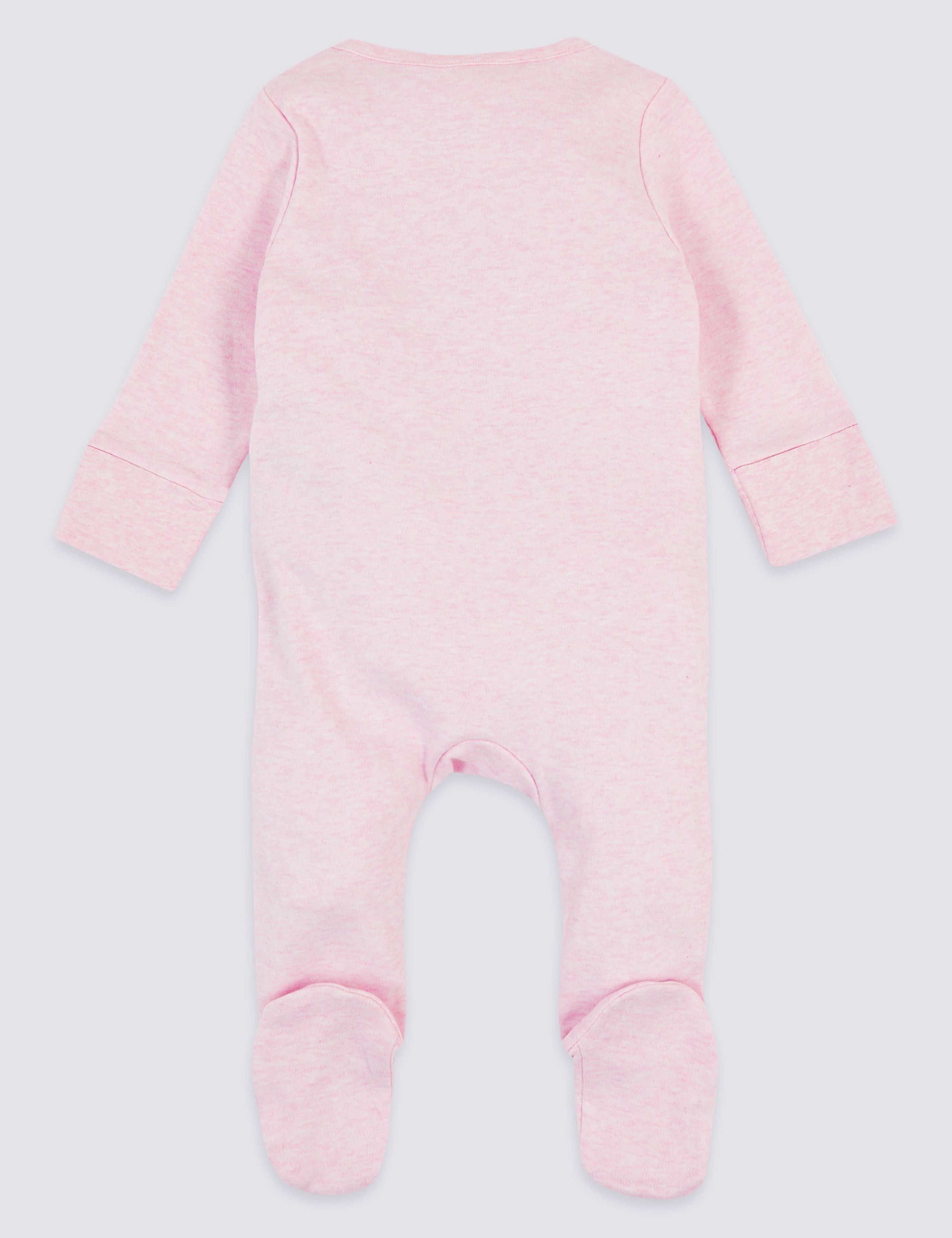 2 Pack Pure Cotton Dinosaurs Sleepsuits 4 of 7