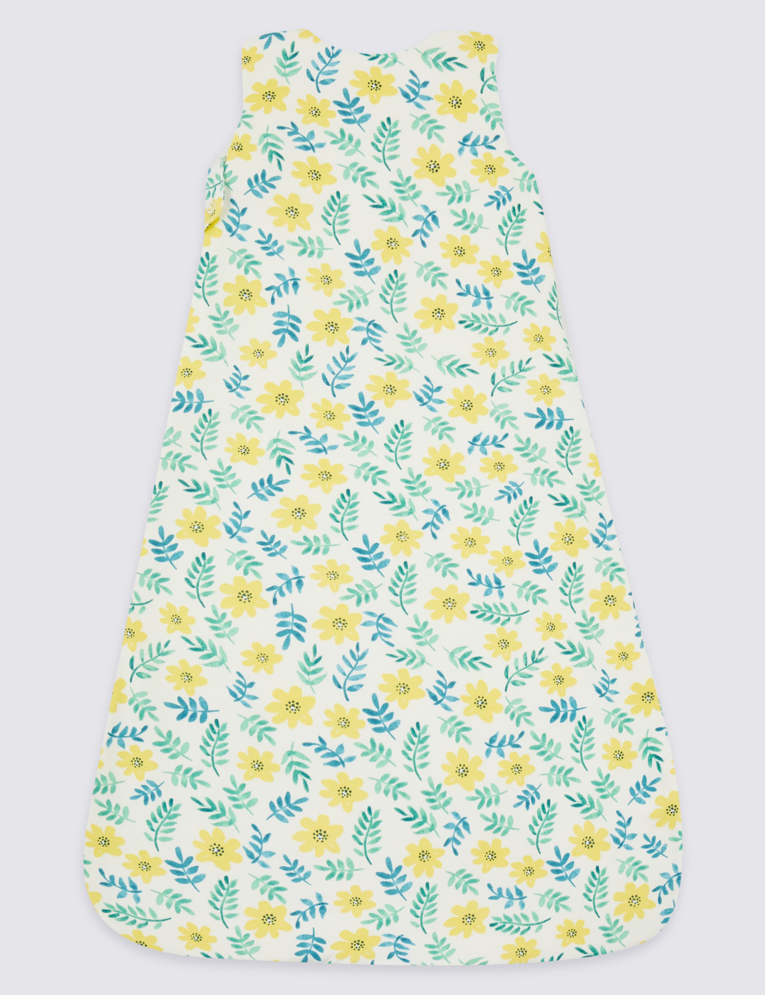 Organic Cotton 1.5 Tog Floral Sleeping Bag 2 of 3