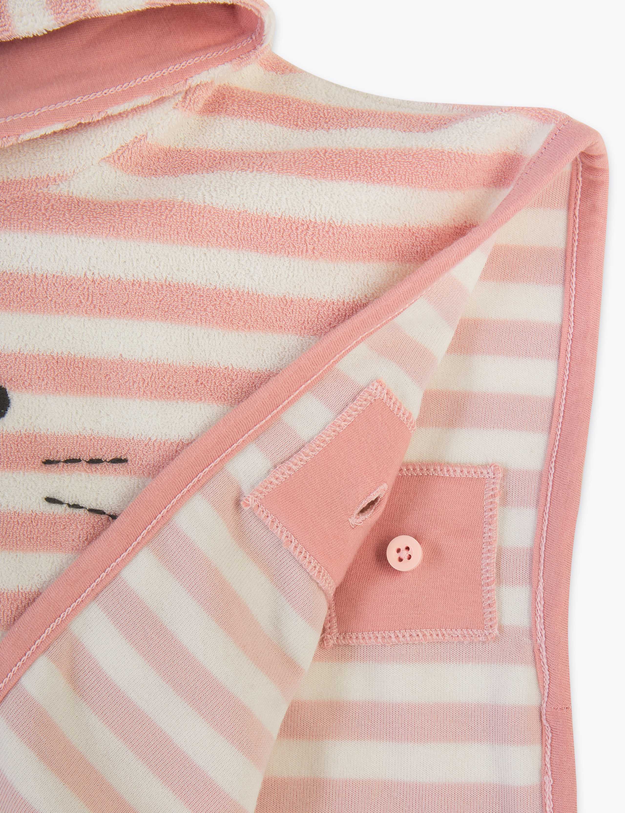 Striped Poncho Hooded Towel (0 - 36 Mths) 3 of 3