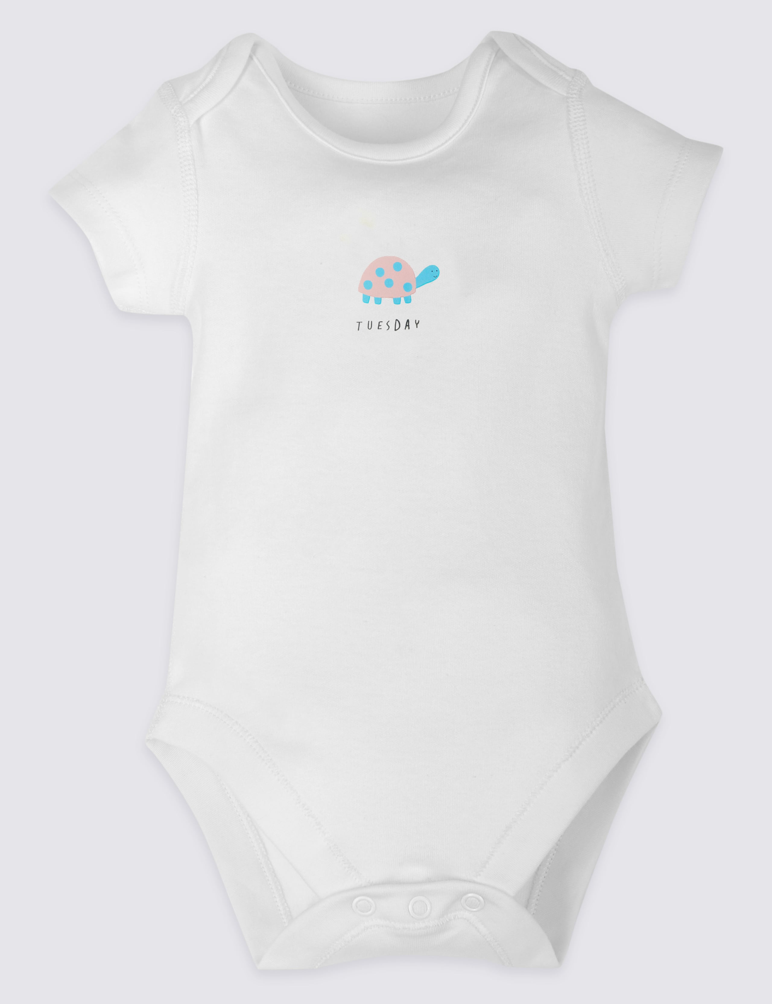 7 Pack Days of the Week Bodysuits 3 of 8