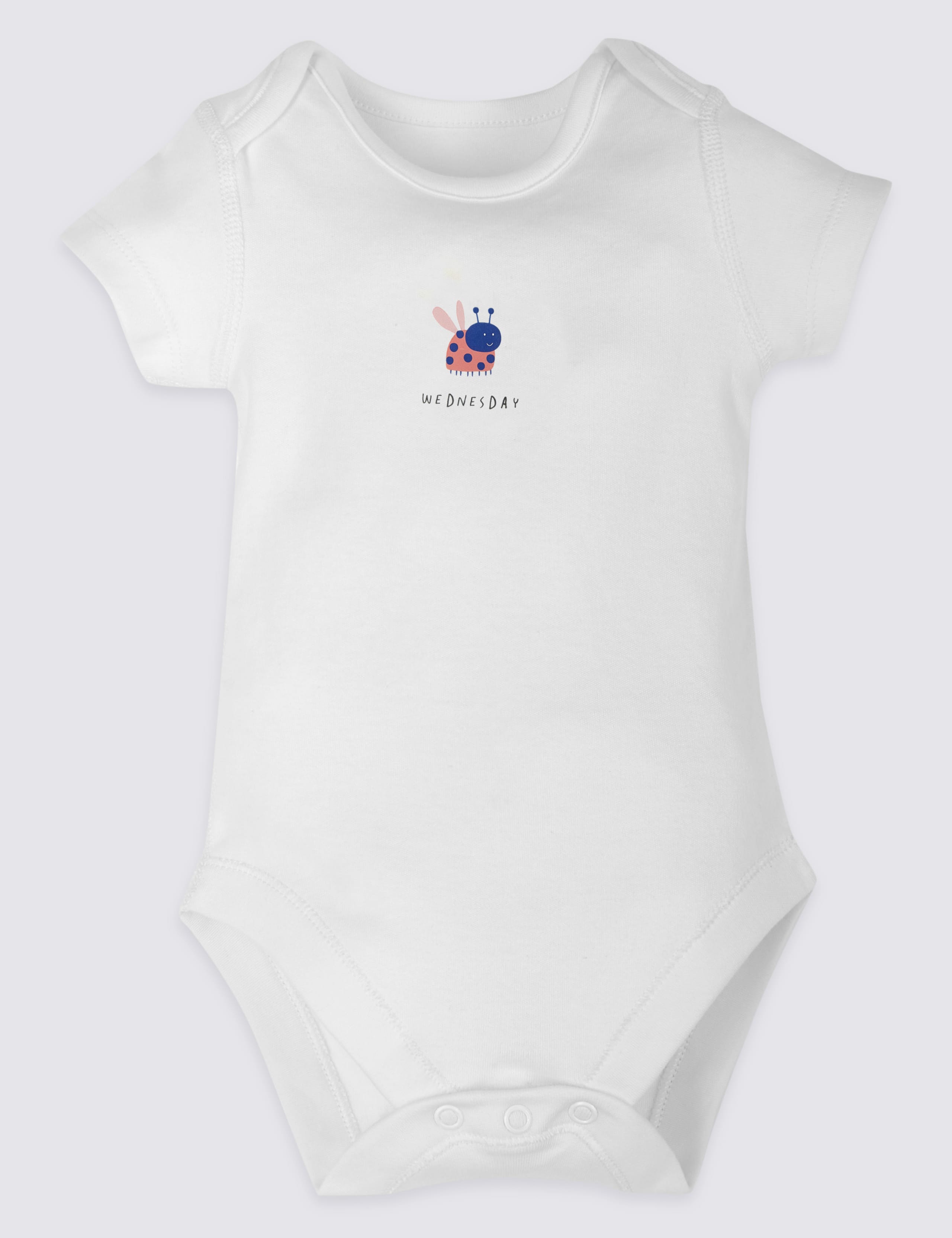 7 Pack Days of the Week Bodysuits 4 of 8