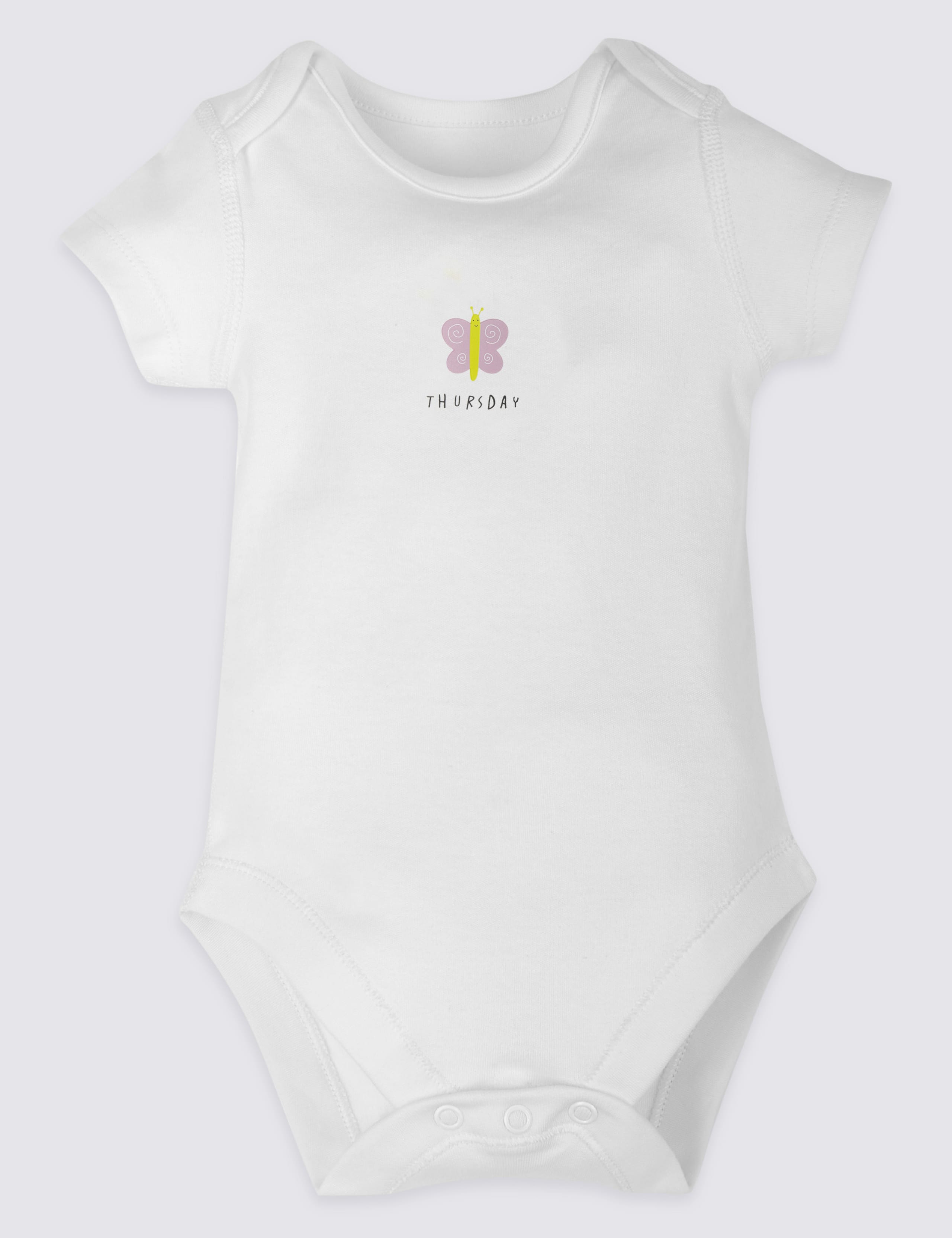 7 Pack Days of the Week Bodysuits 5 of 8