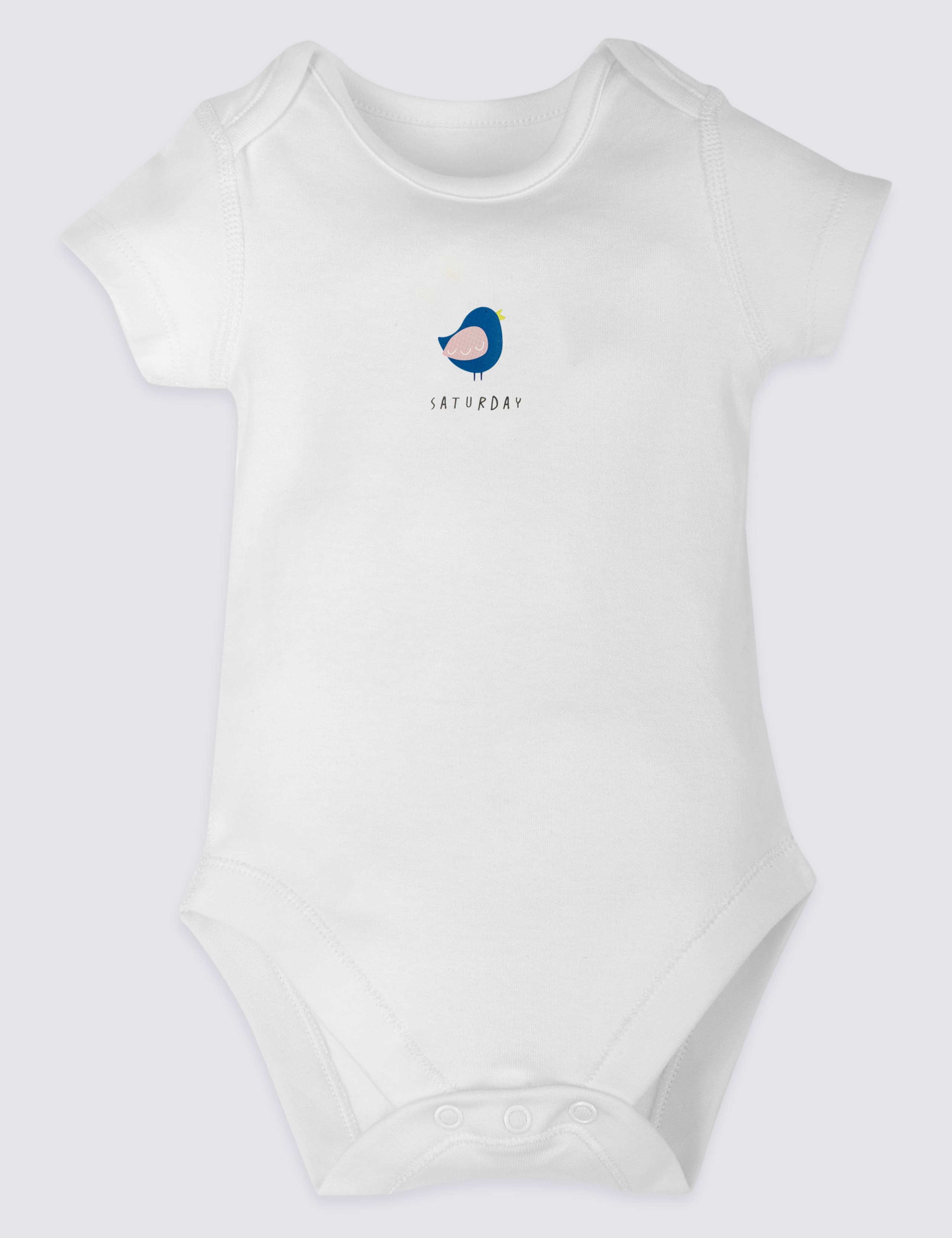 7 Pack Days of the Week Bodysuits 7 of 8