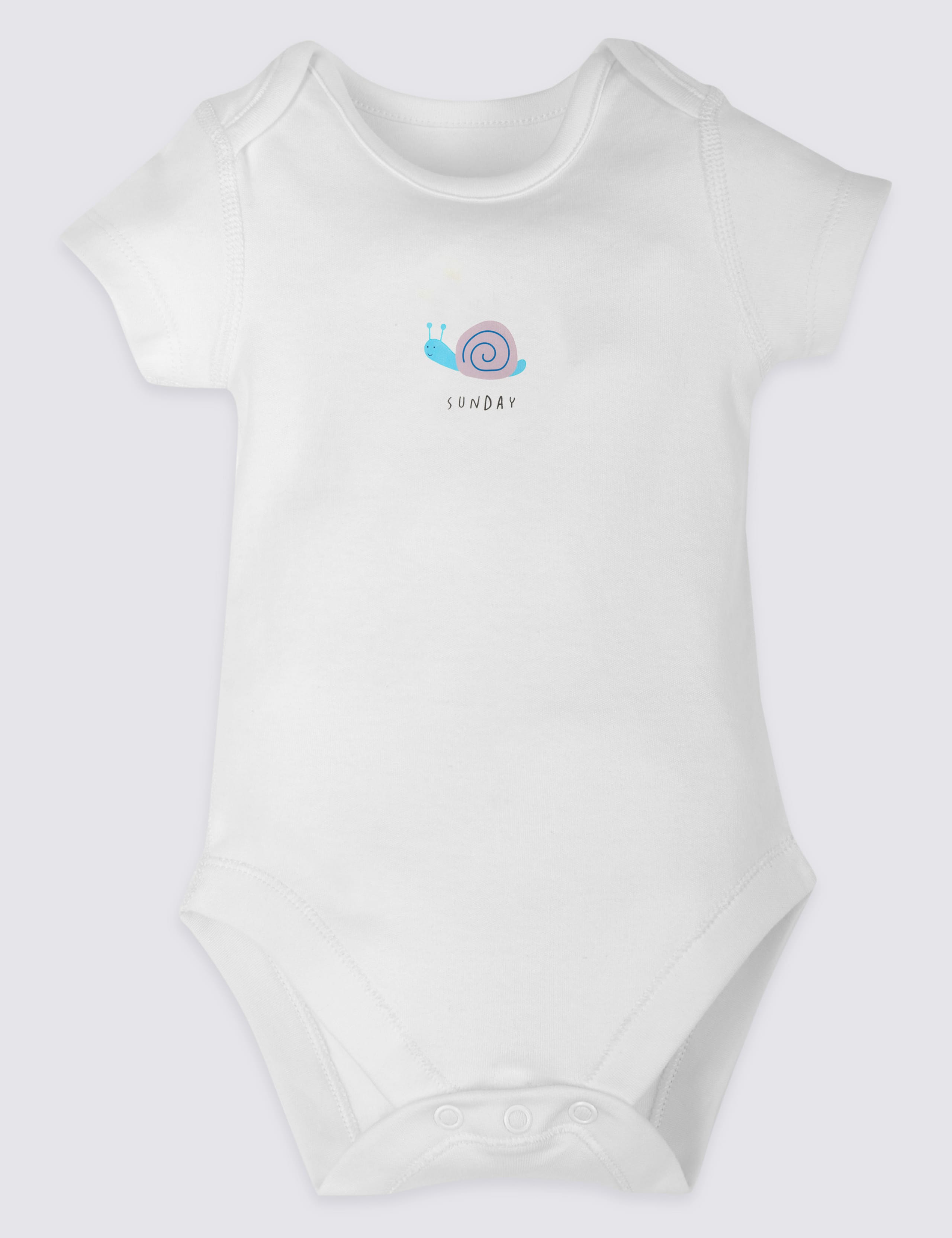 7 Pack Days of the Week Bodysuits 8 of 8