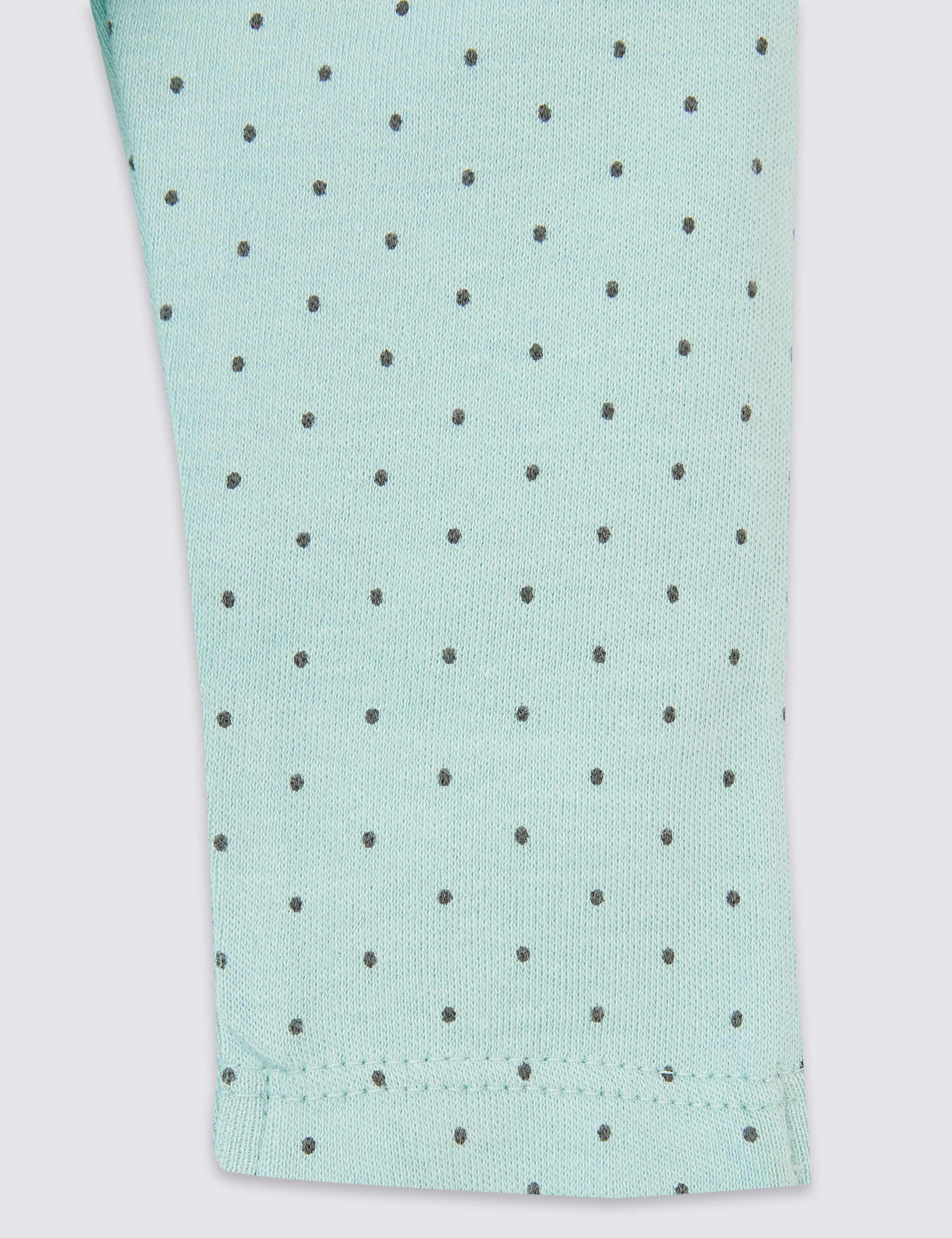 3 Pack Organic Cotton Sleepsuits (6½lbs-3 Yrs) 7 of 8