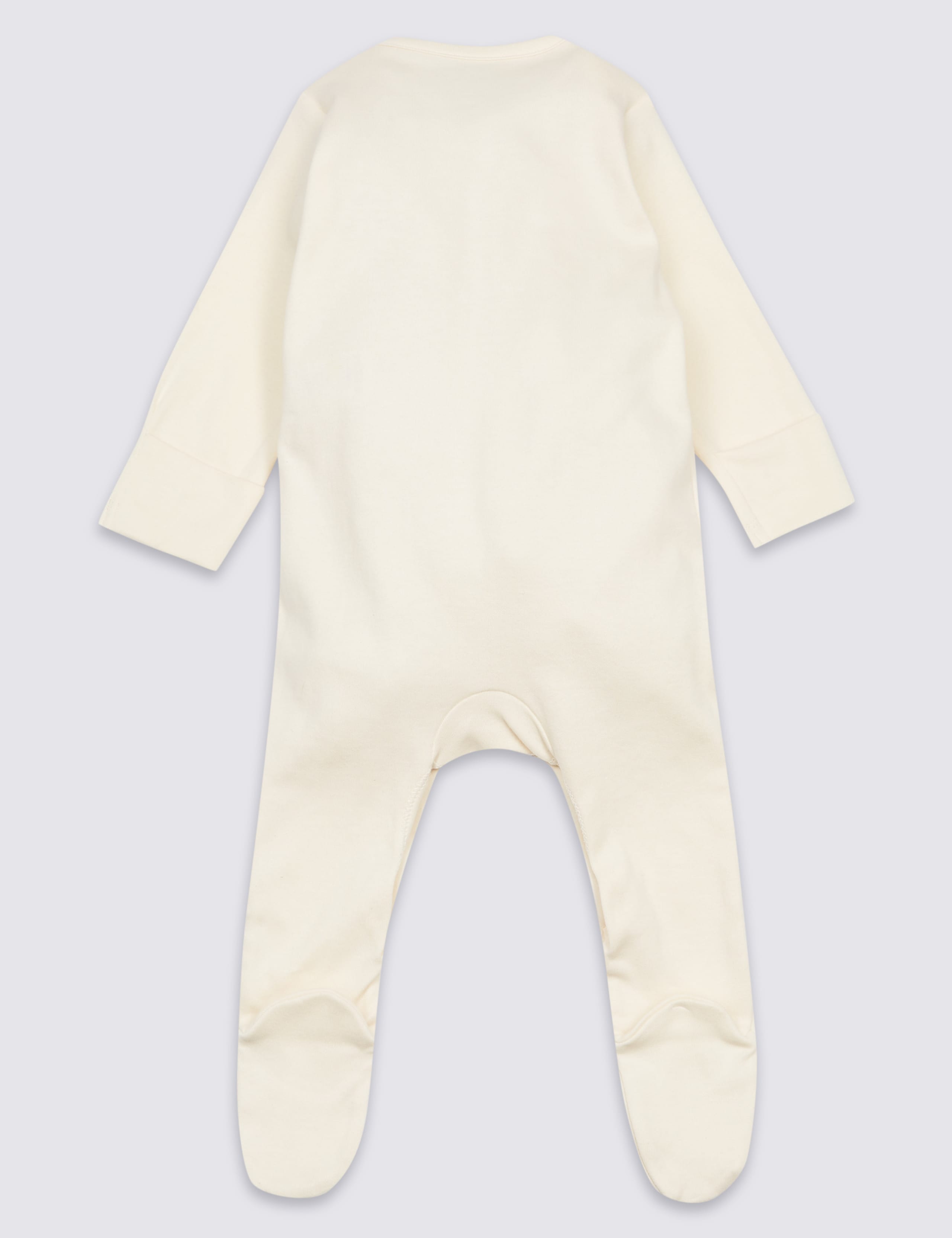 3 Pack Pure Cotton Sleepsuits 5 of 8