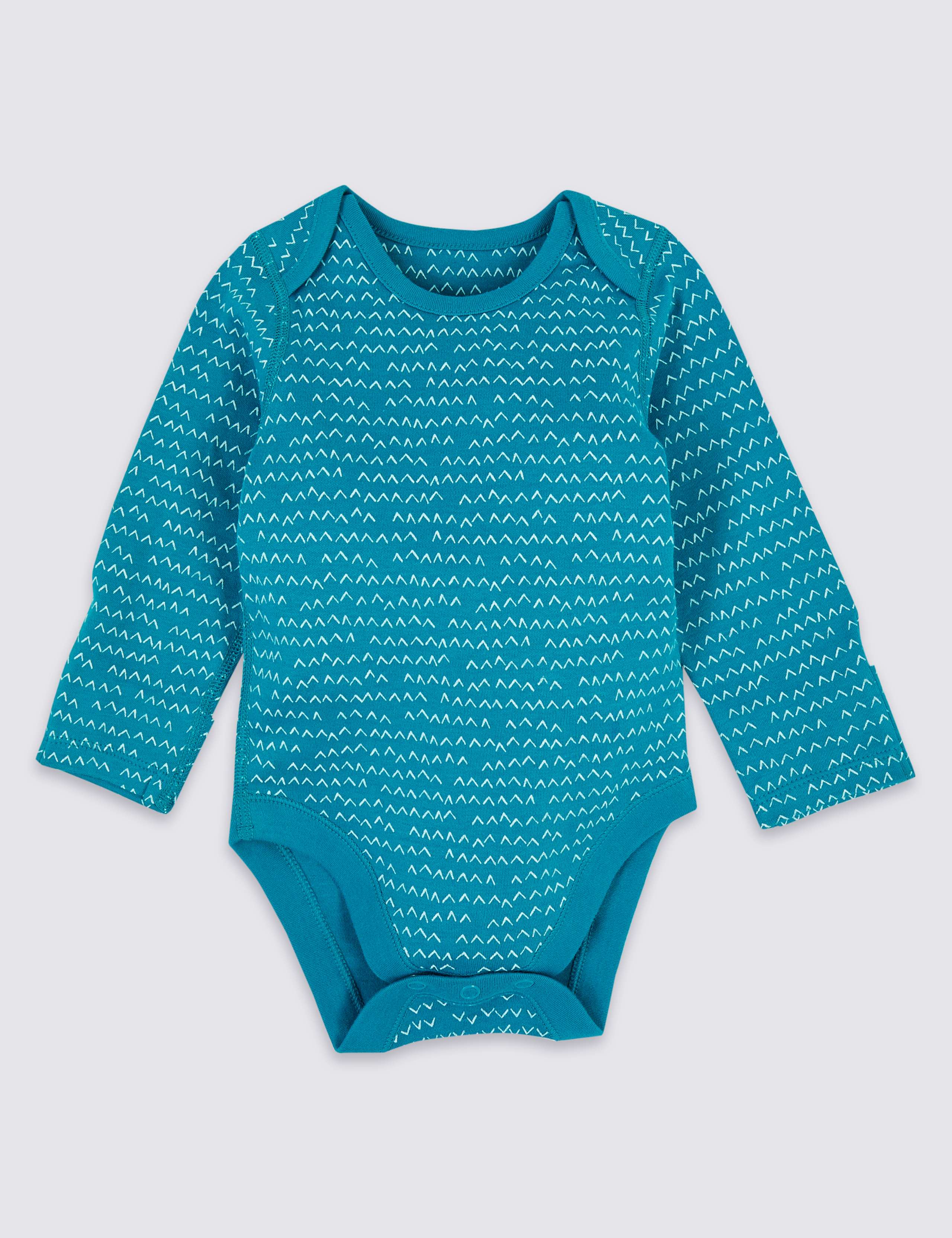 5 Pack Organic Cotton Tiger Bodysuits 4 of 8