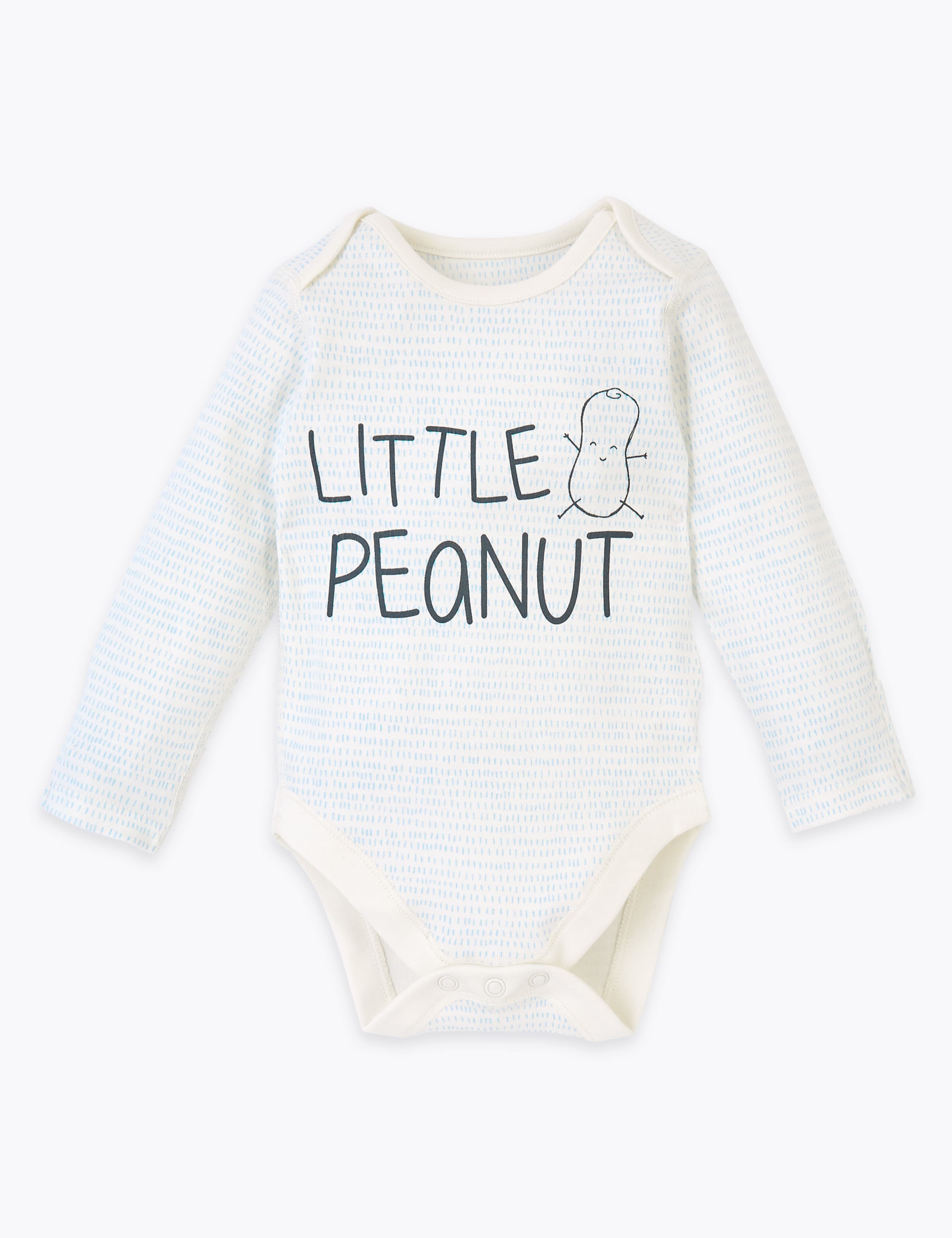 Pure Cotton Little Peanut Bodysuit (7 lbs - 12 Mths) 1 of 4