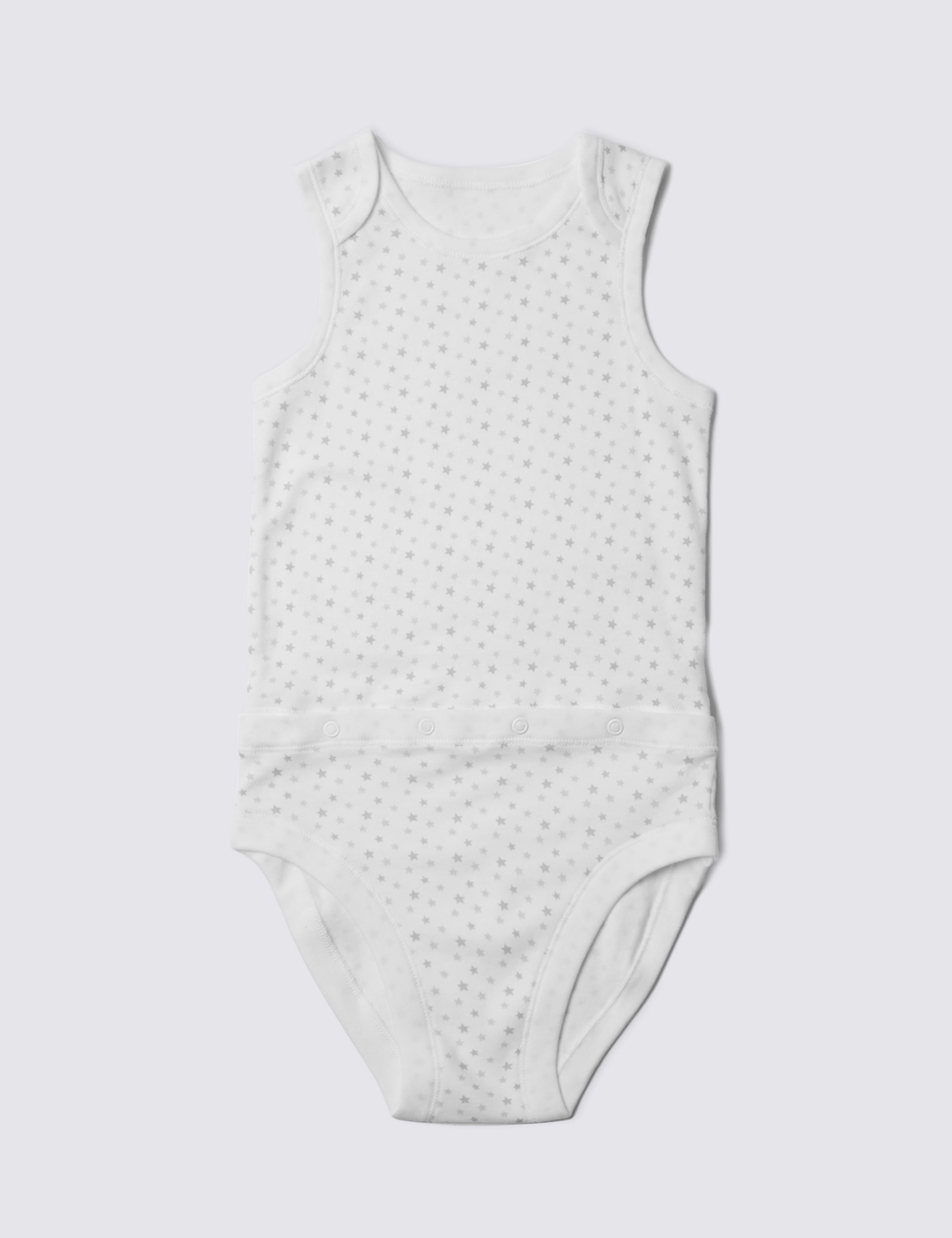 Unisex Pure Cotton Bodysuit (3-8 Years) 1 of 2