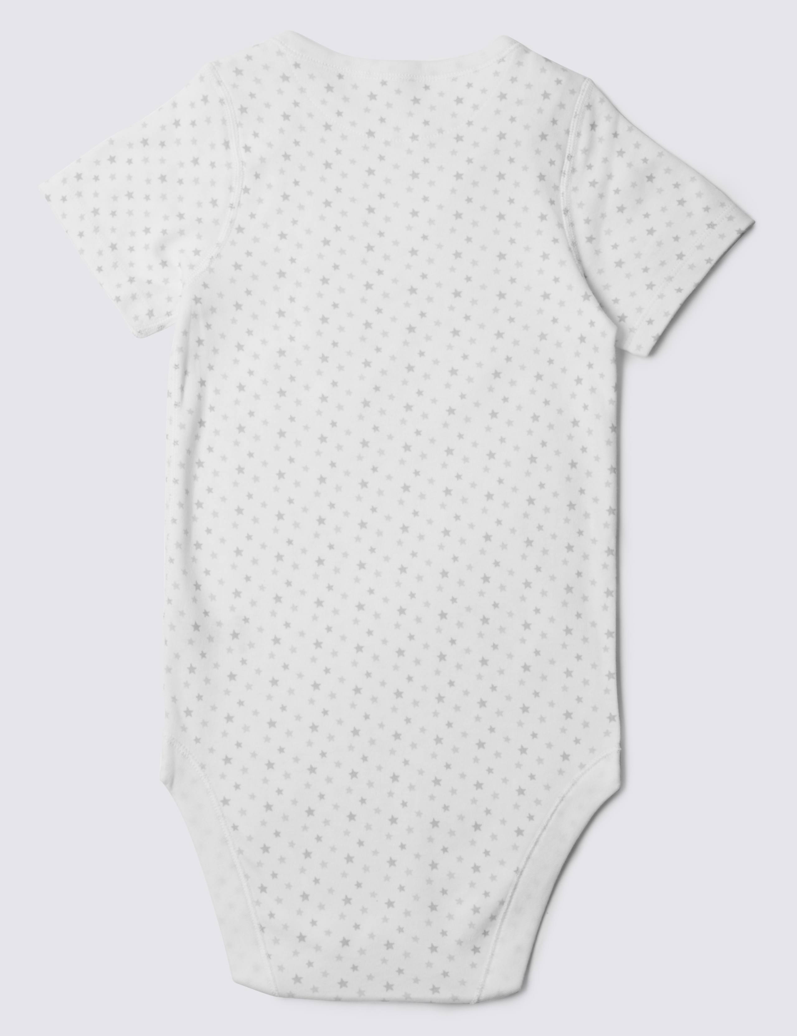 Pure Cotton Short Sleeve Bodysuit (3-8 Years) 2 of 2