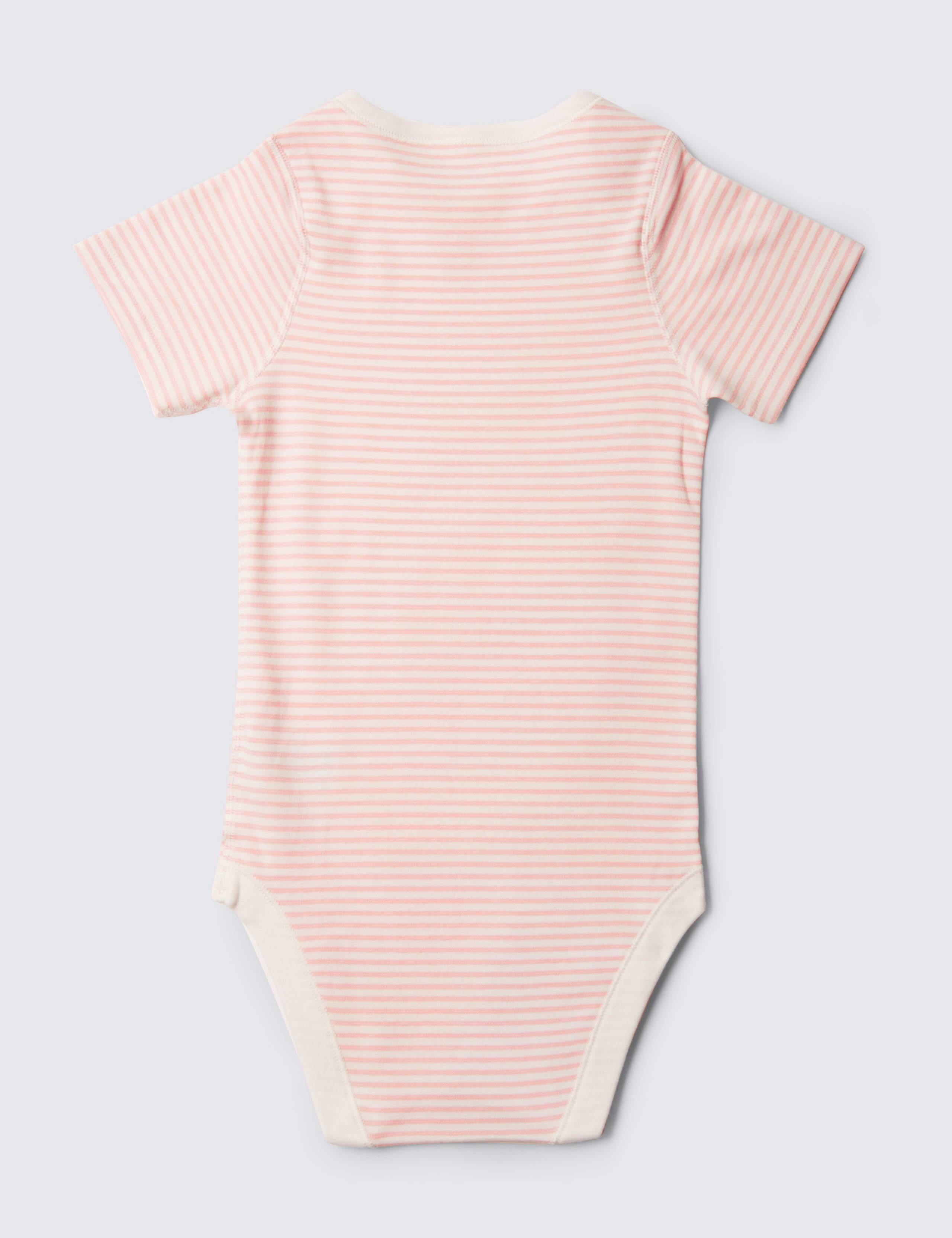 Easy Dressing Pure Cotton Striped Bodysuit (3-8 Years) 2 of 2