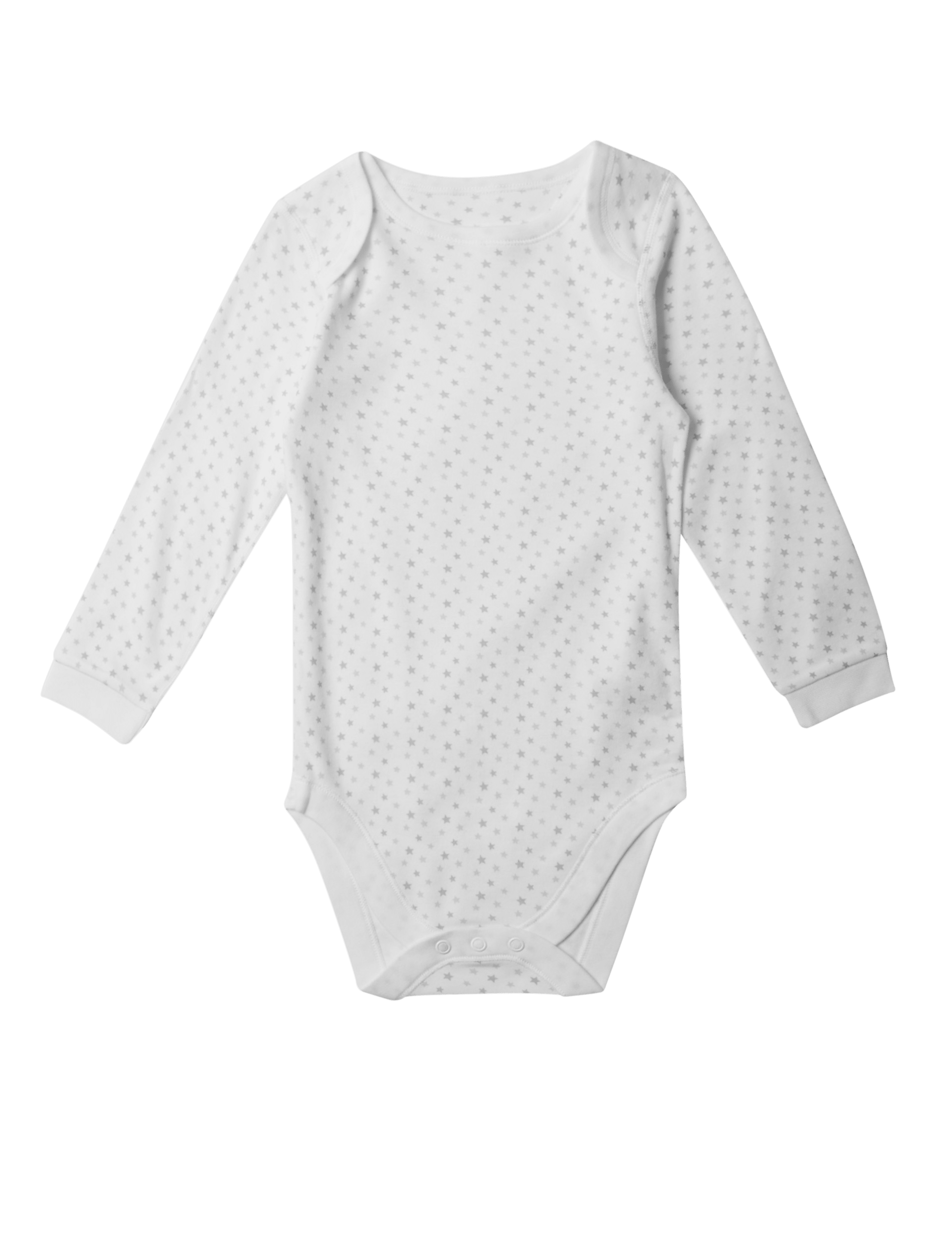 Easy Dressing Unisex Pure Cotton Star Print Bodysuit (3-8 Years) 3 of 3