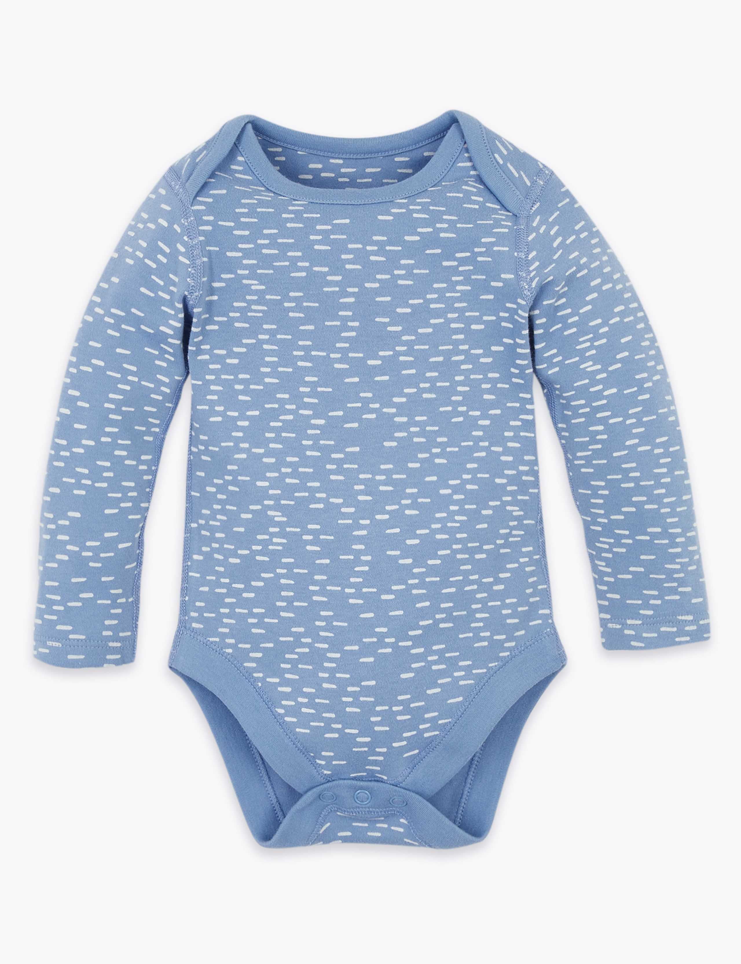 5 Pack Organic Cotton Woodland Bodysuits (6½lbs-3 Yrs) 2 of 8