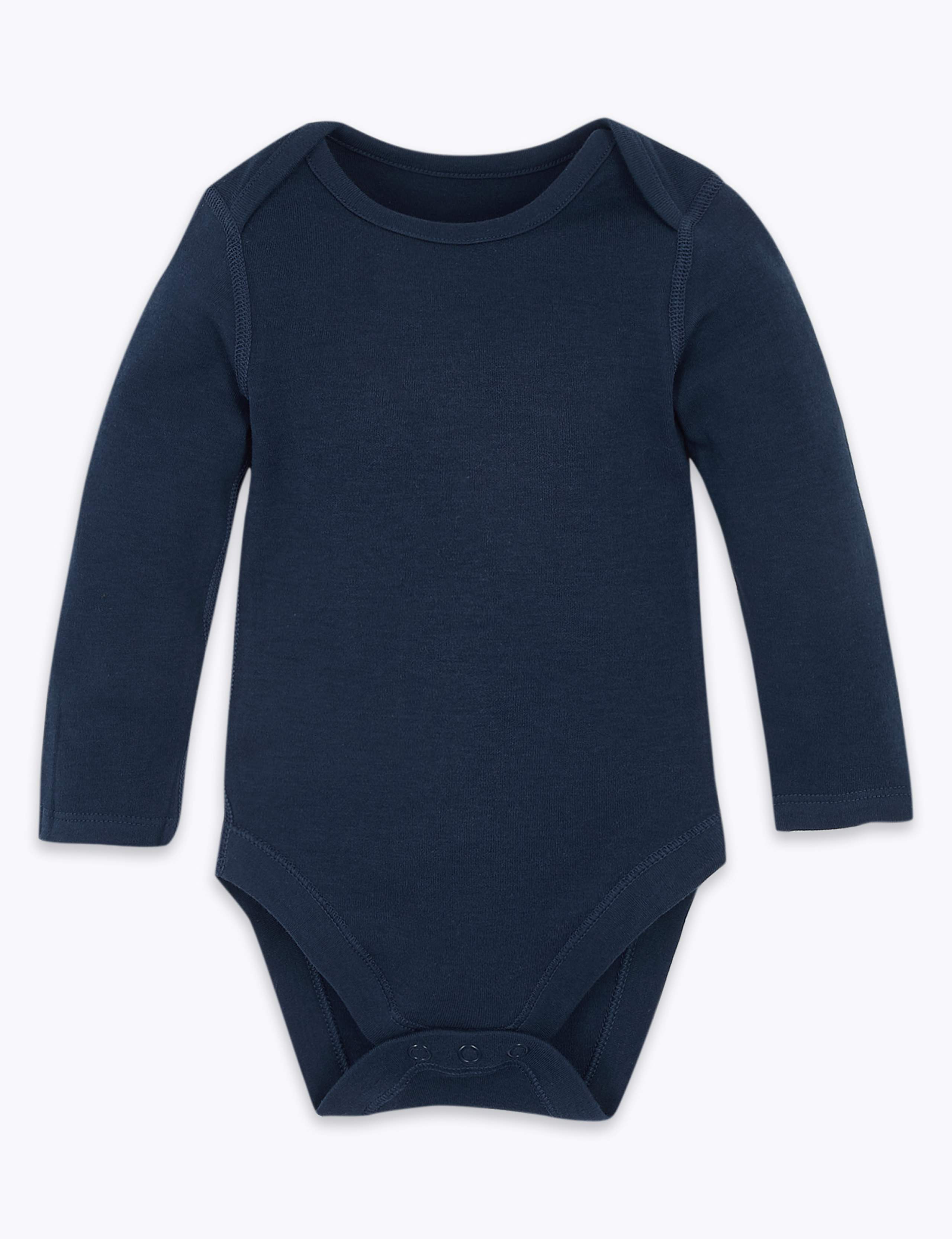 5 Pack Organic Cotton Woodland Bodysuits (6½lbs-3 Yrs) 4 of 8