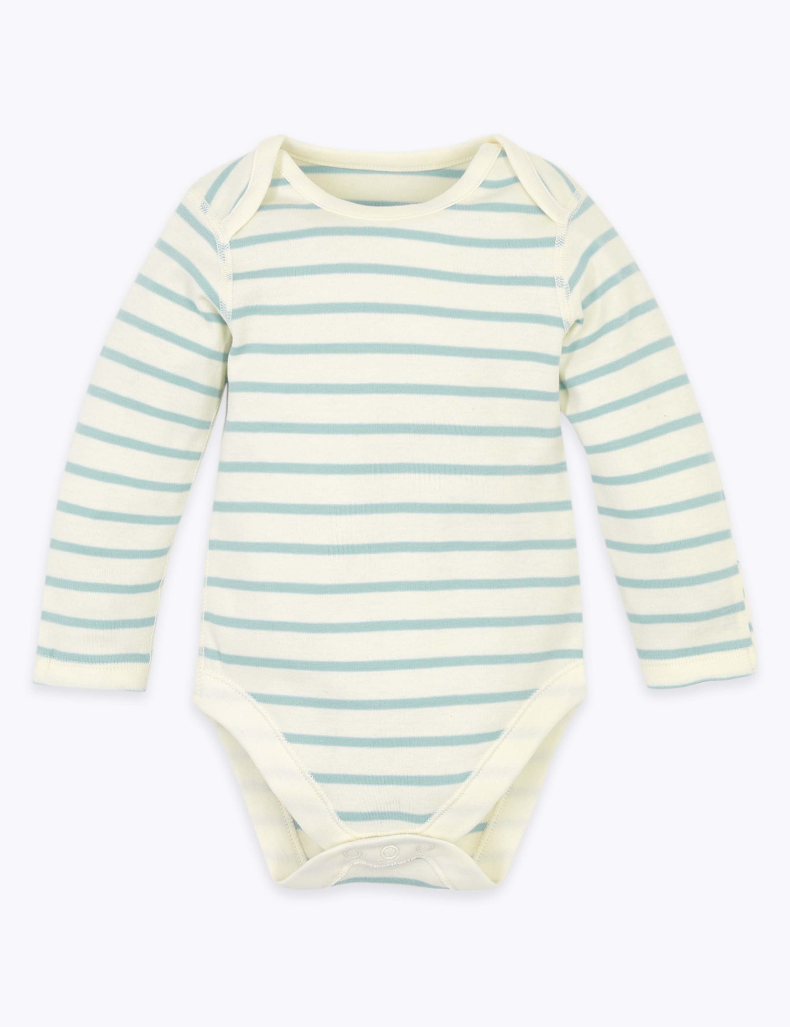 5 Pack Organic Cotton Woodland Bodysuits (6½lbs-3 Yrs) 5 of 8