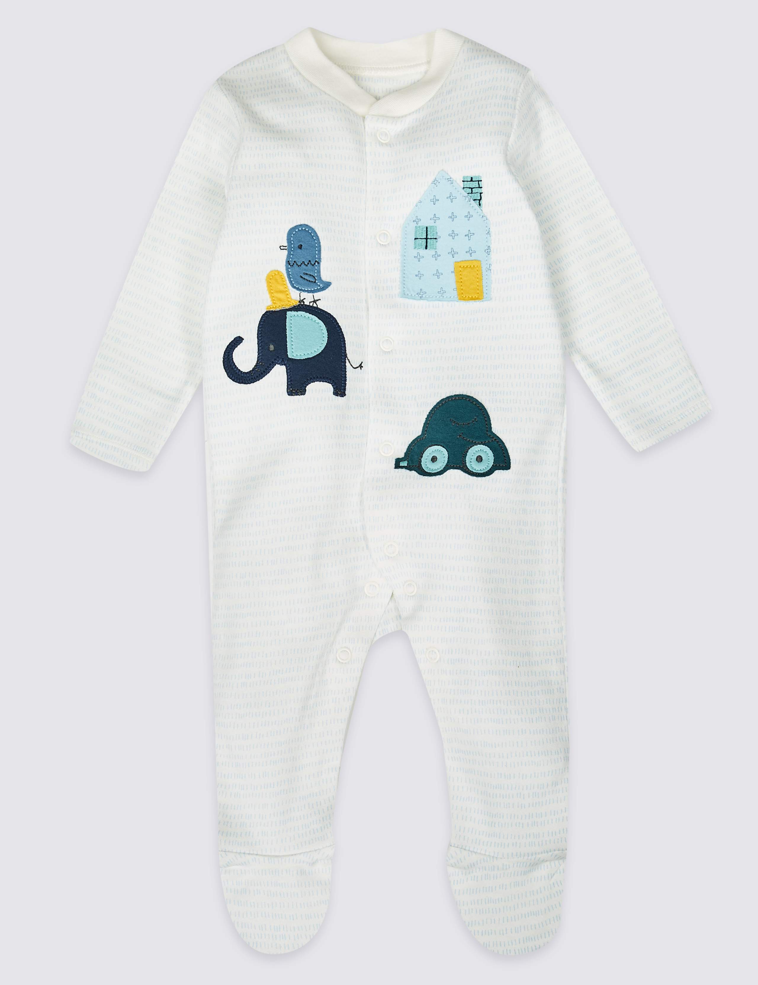 5 Piece Pure Cotton Newborn Essential Set 3 of 6