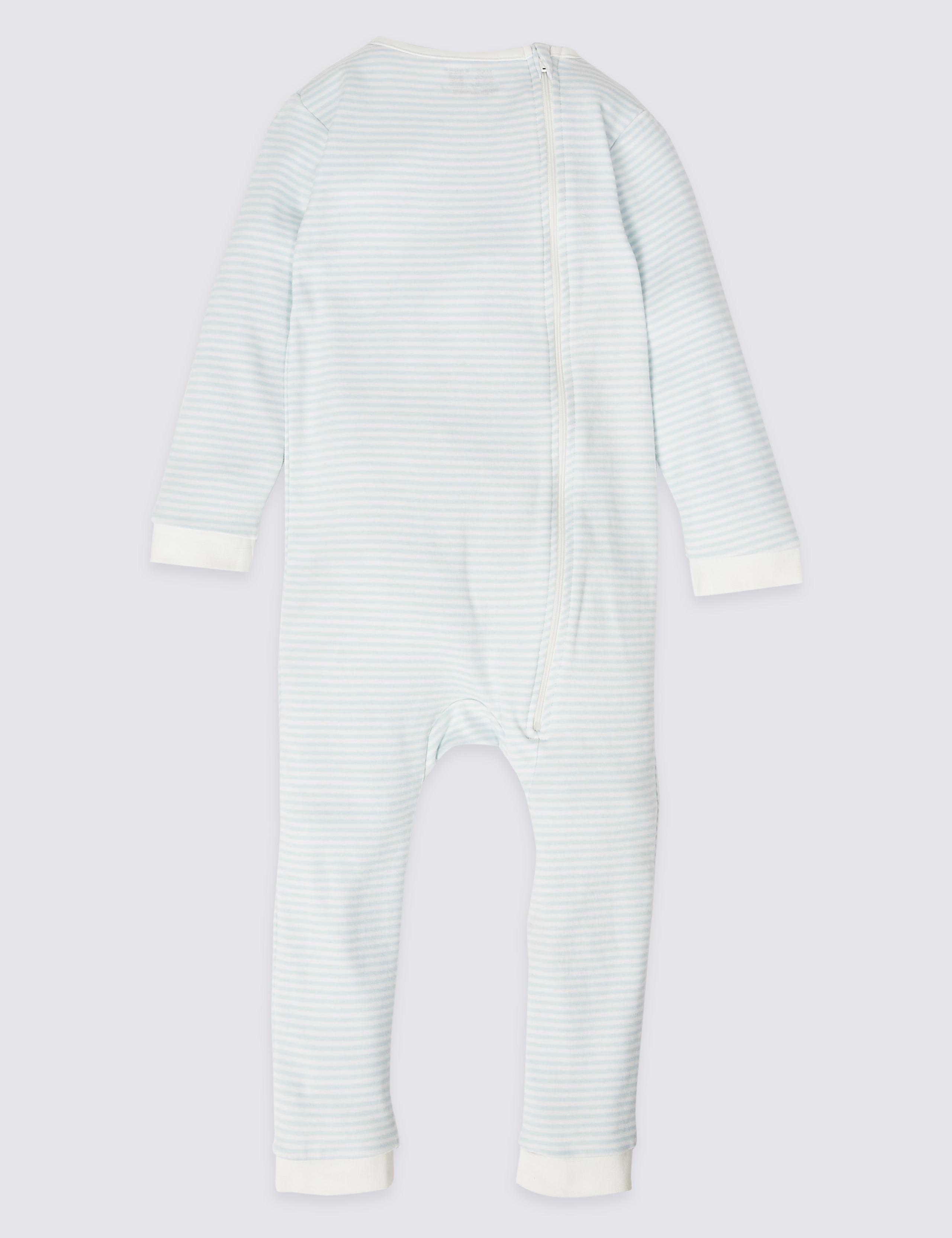 Adaptive Pure Cotton Back Zip Sleepsuit (3-16 Yrs) 2 of 3