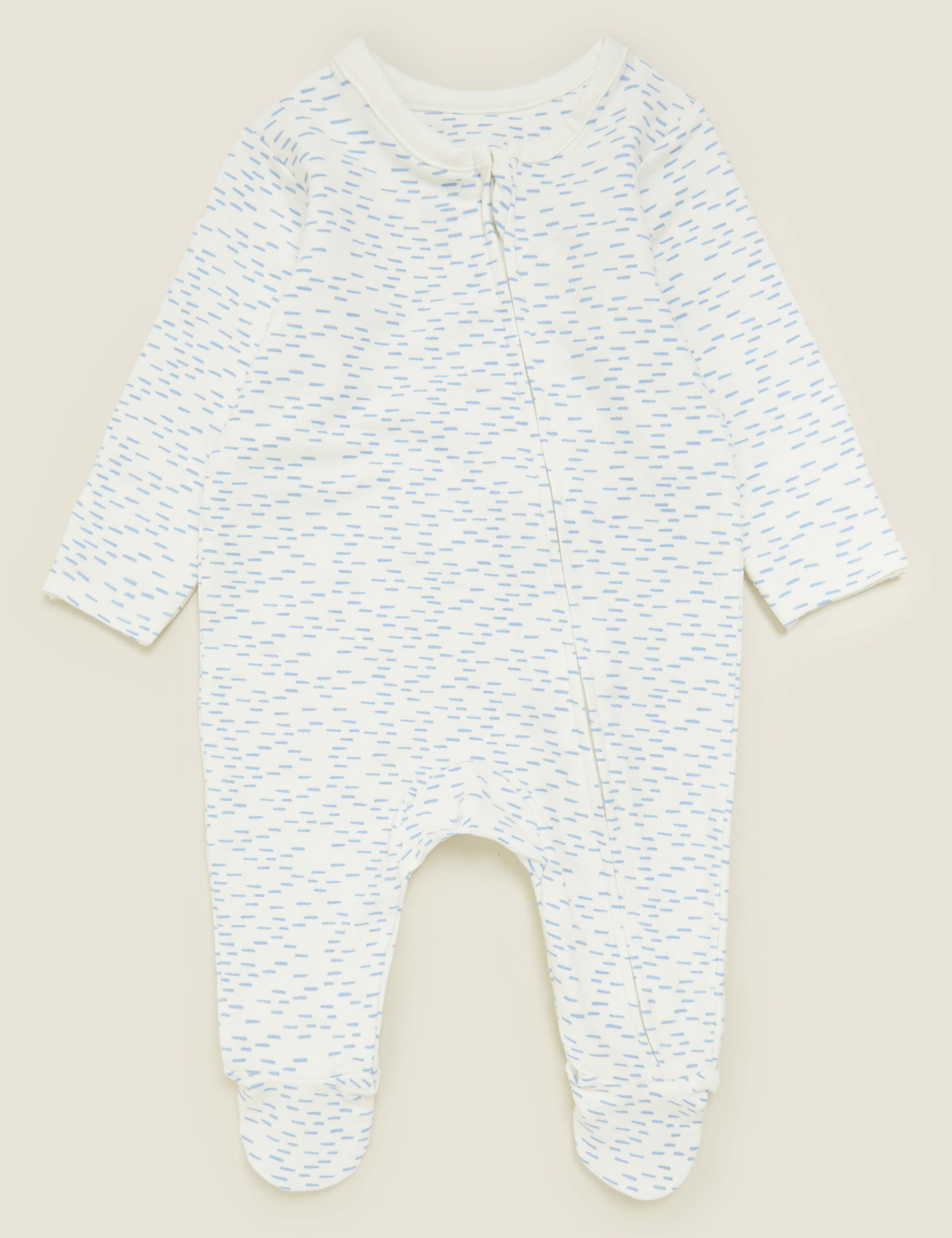 2pk Cotton Animal Face Sleepsuits (7lbs-12 Mths) 3 of 6